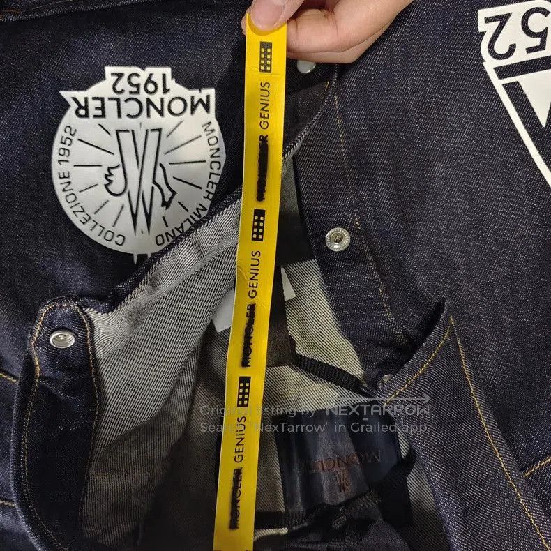 Moncler Men's Moncler Denim Jacket. Size US M / EU 48-50 / 2 - 3 Thumbnail