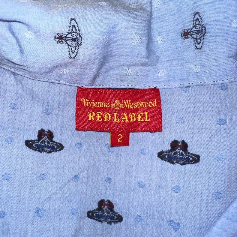 Vivienne Westwood Vivienne Westwood Blue Saturn full knot shirt Size M / US 6-8 / IT 42-44 - 2 Thumbnail