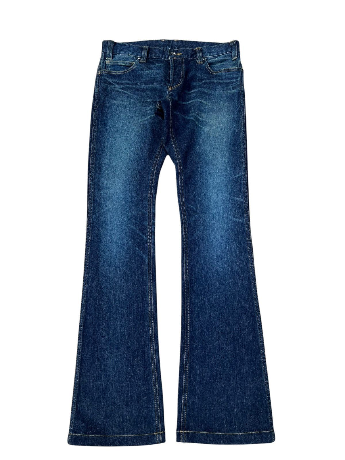 5351 Pour Les Hommes Mud Wash Denim Stretch Flare Jeans