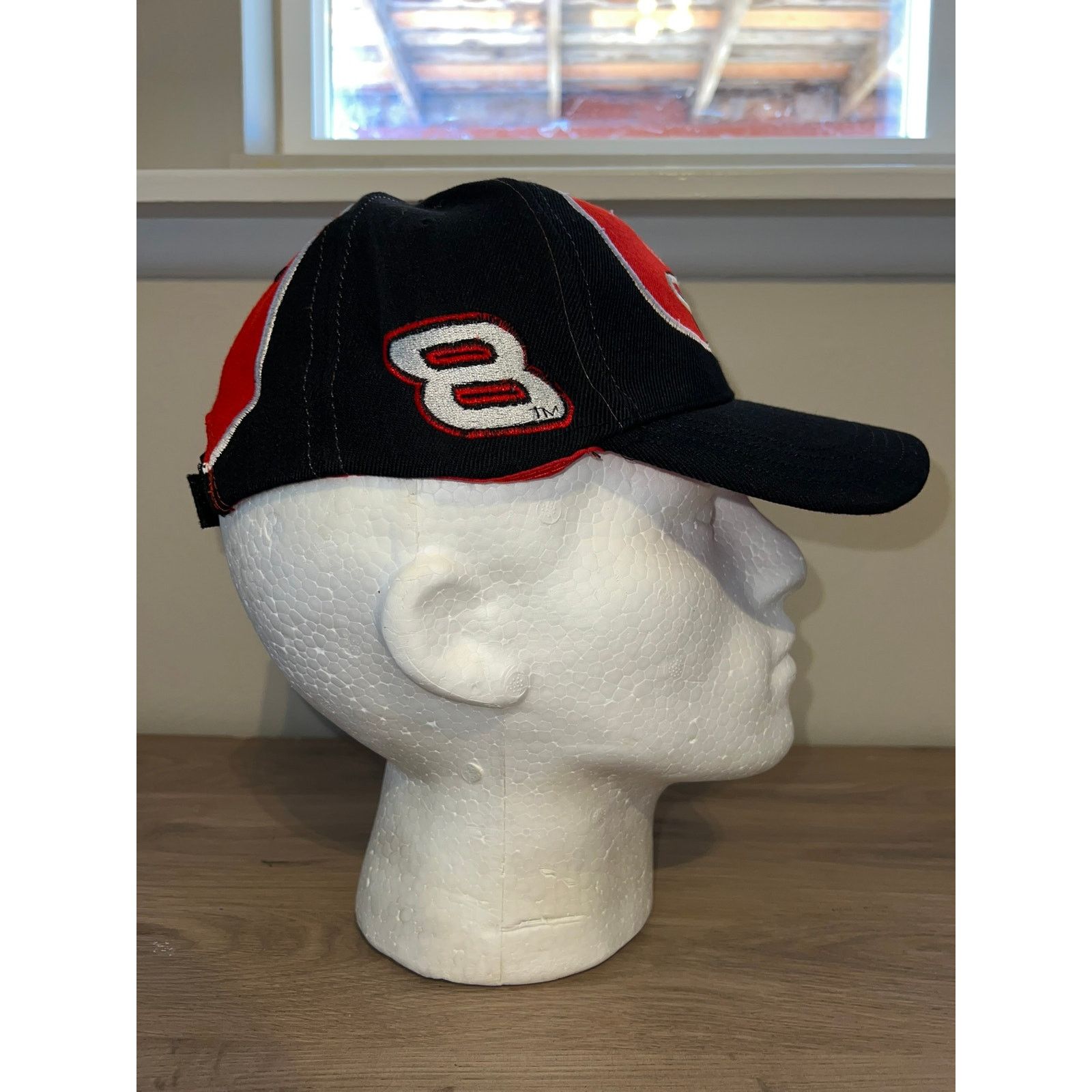 Vintage Y2K Dale Earnhardt Jr. Budweiser Red Hat Headwear 2000s OS Size ONE SIZE - 7 Thumbnail