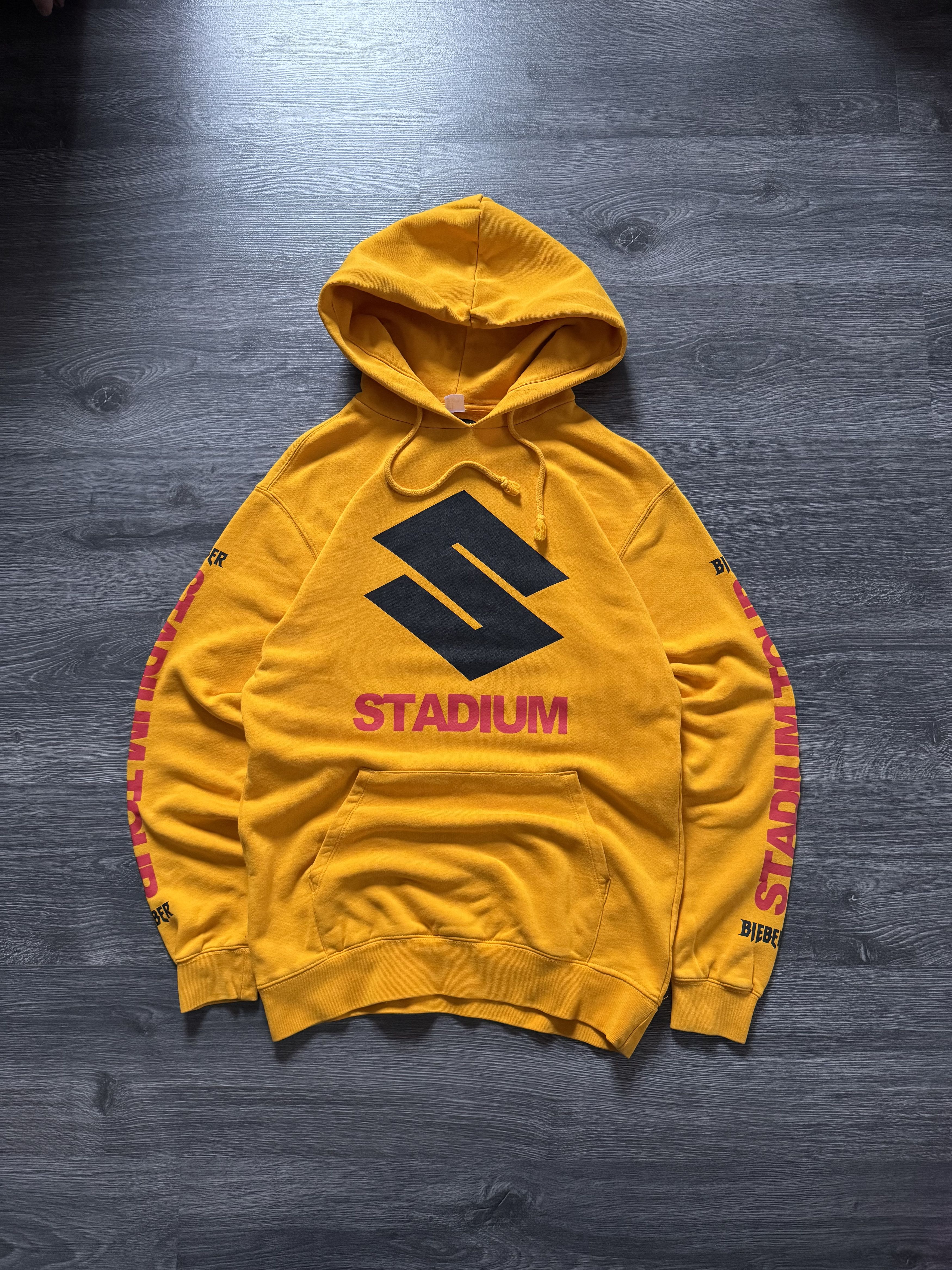 Justin Bieber Justin Bieber H&M Stadium Purpose Tour Yellow Hoodie Size US L / EU 52-54 / 3 - 1 Thumbnail