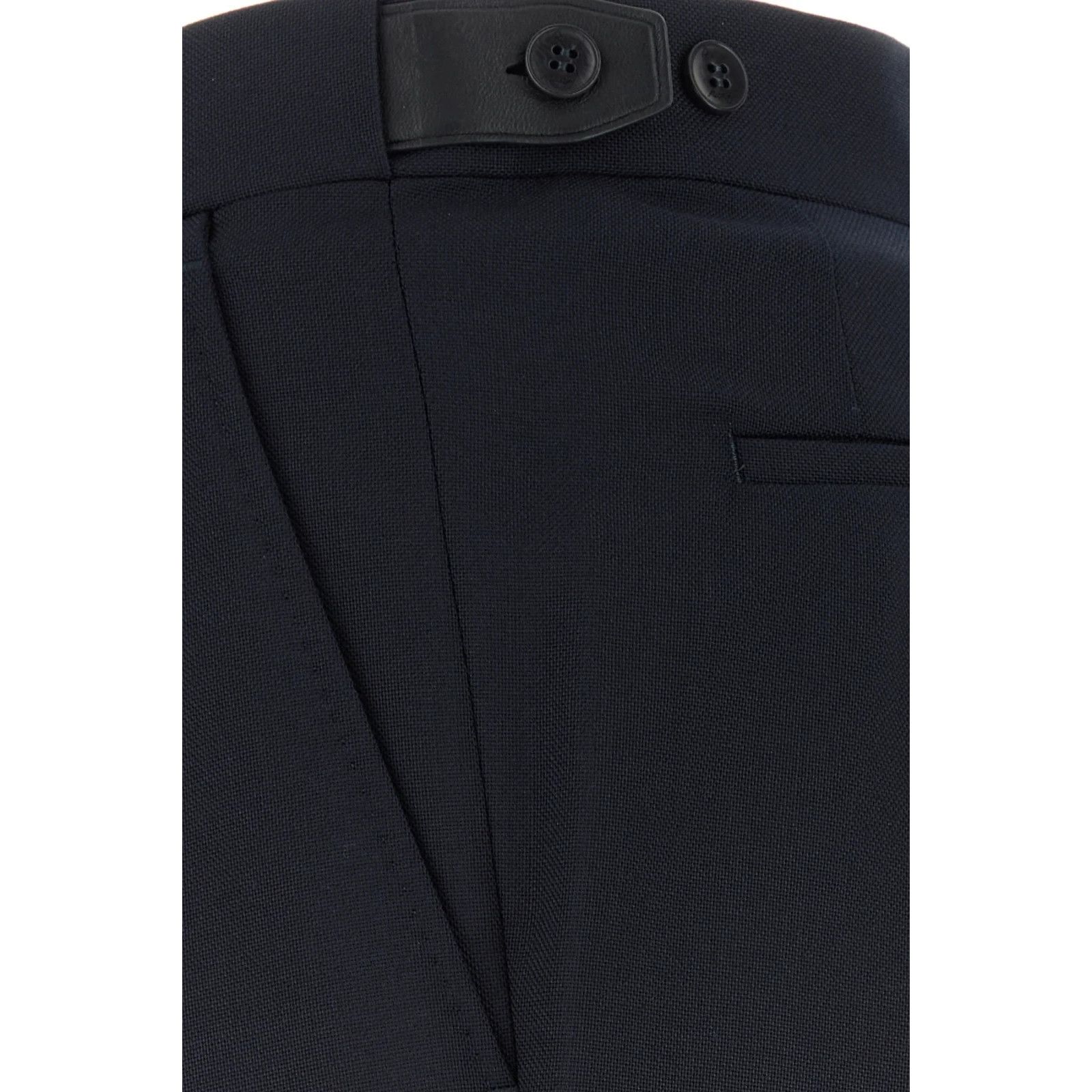Brioni BRIONI Midnight Blue Wool Pants New & Authentic (Men's size: Size US 34 / EU 50 - 3 Thumbnail