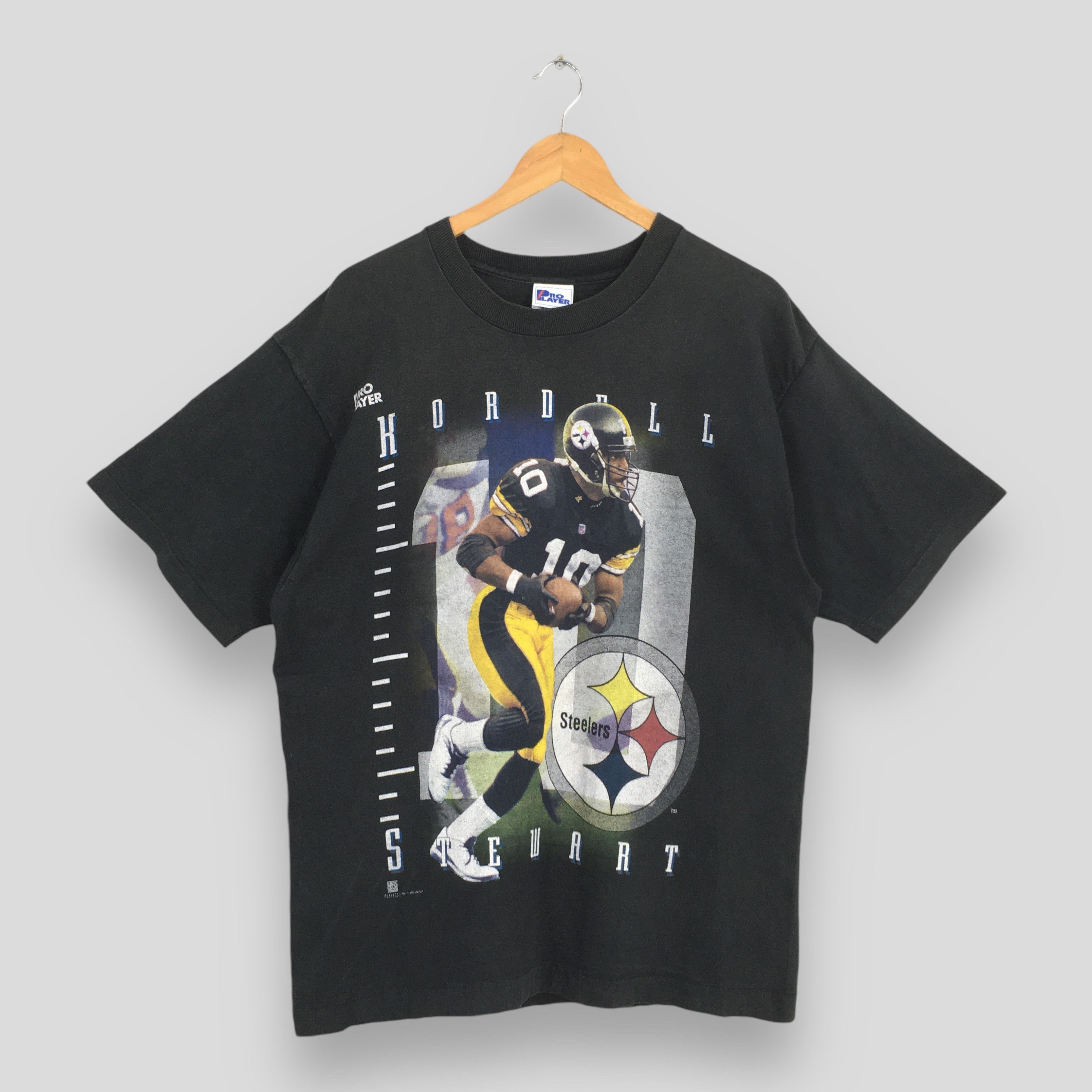 NFL × Pro Player Vintage Pittsburgh Steelers NFL Football Black Tshirt Large Size US L / EU 52-54 / 3 - 1 Thumbnail