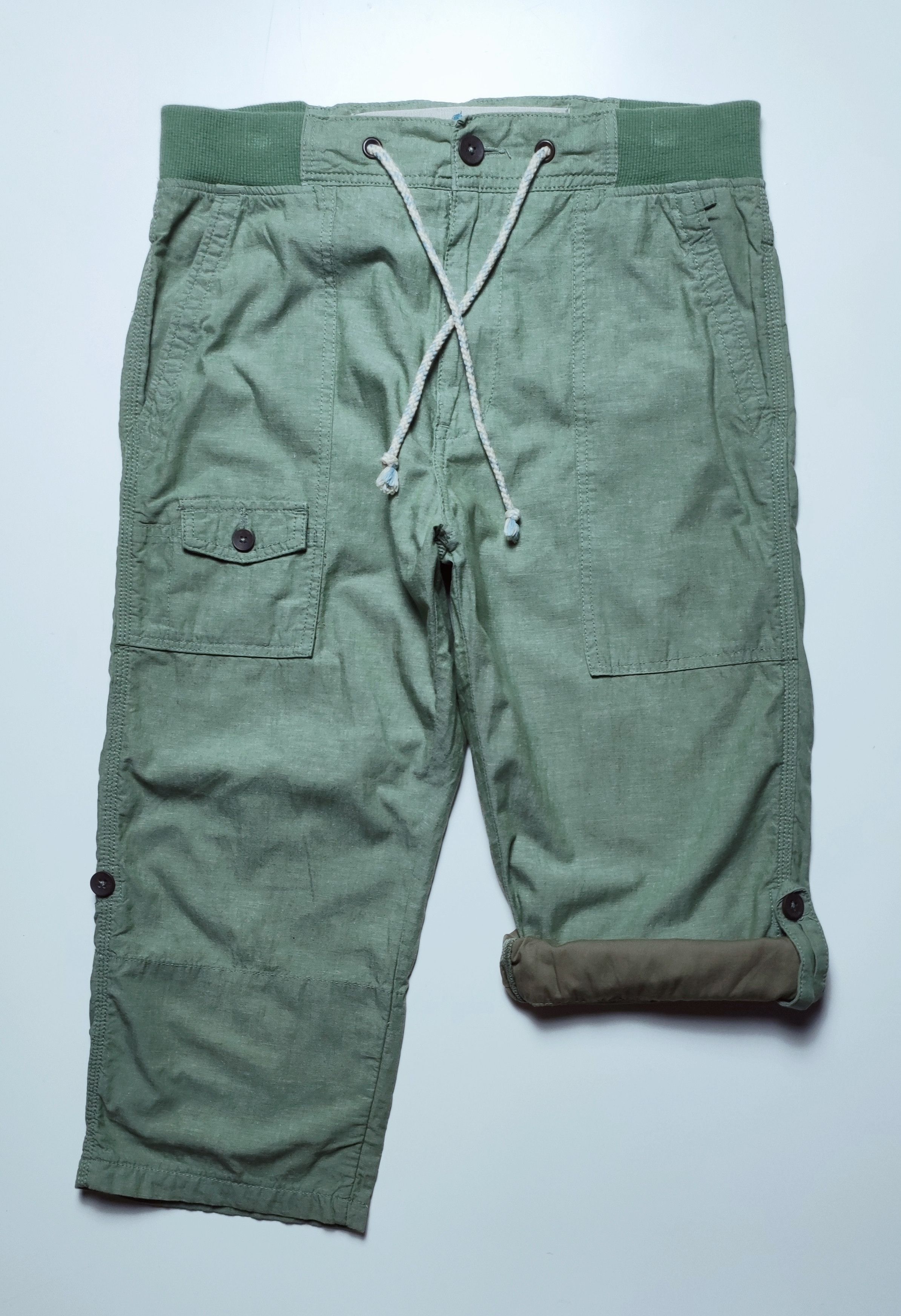 Japanese Brand Back Number Army Inspired Multipocket Cargo 3/4 Bush Pants Size US 33 - 1 Thumbnail