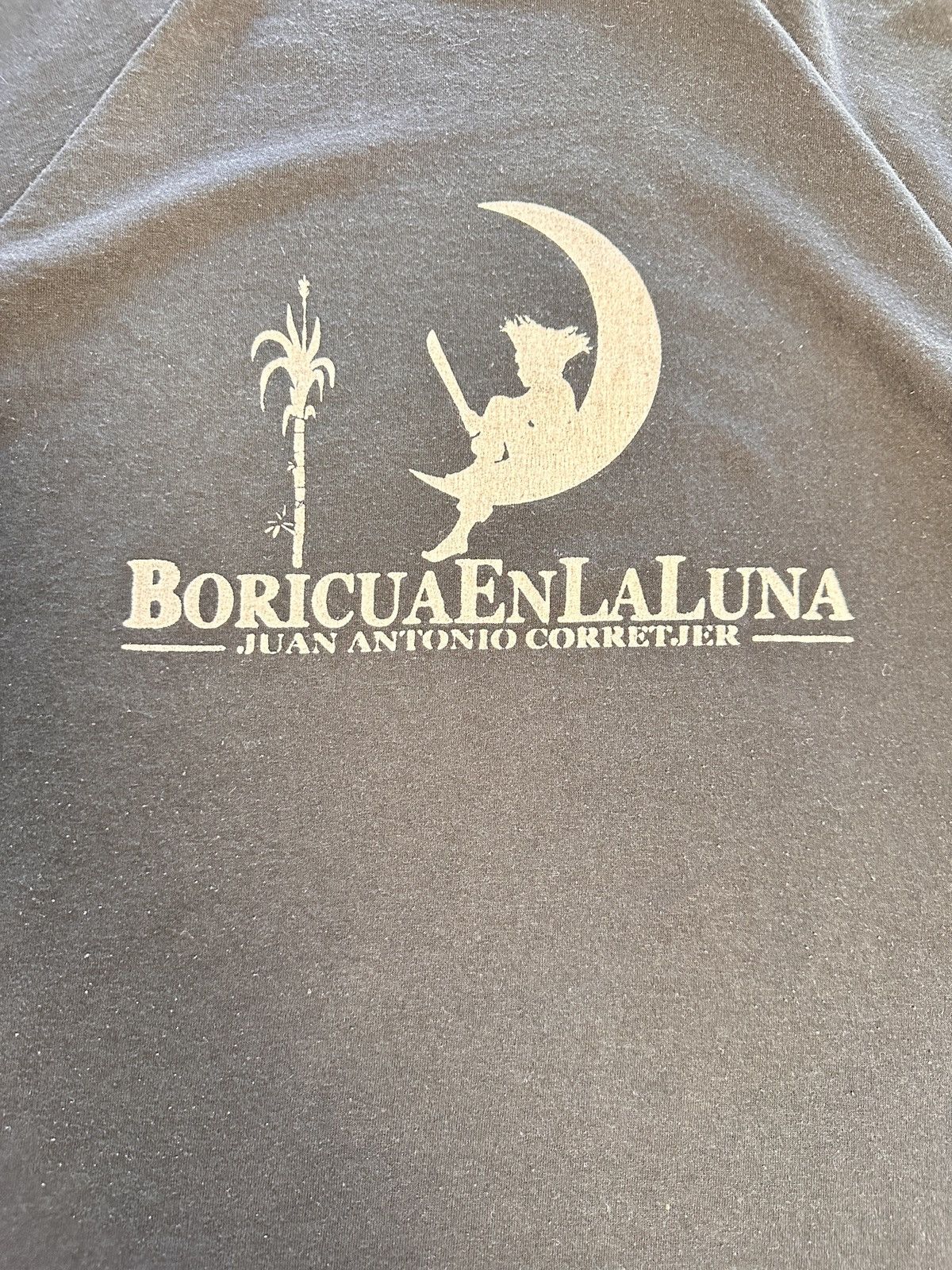 Gildan Gildan Black Boricua en la luna Juan Antonio Corretjer Size US XL / EU 56 / 4 - 2 Thumbnail