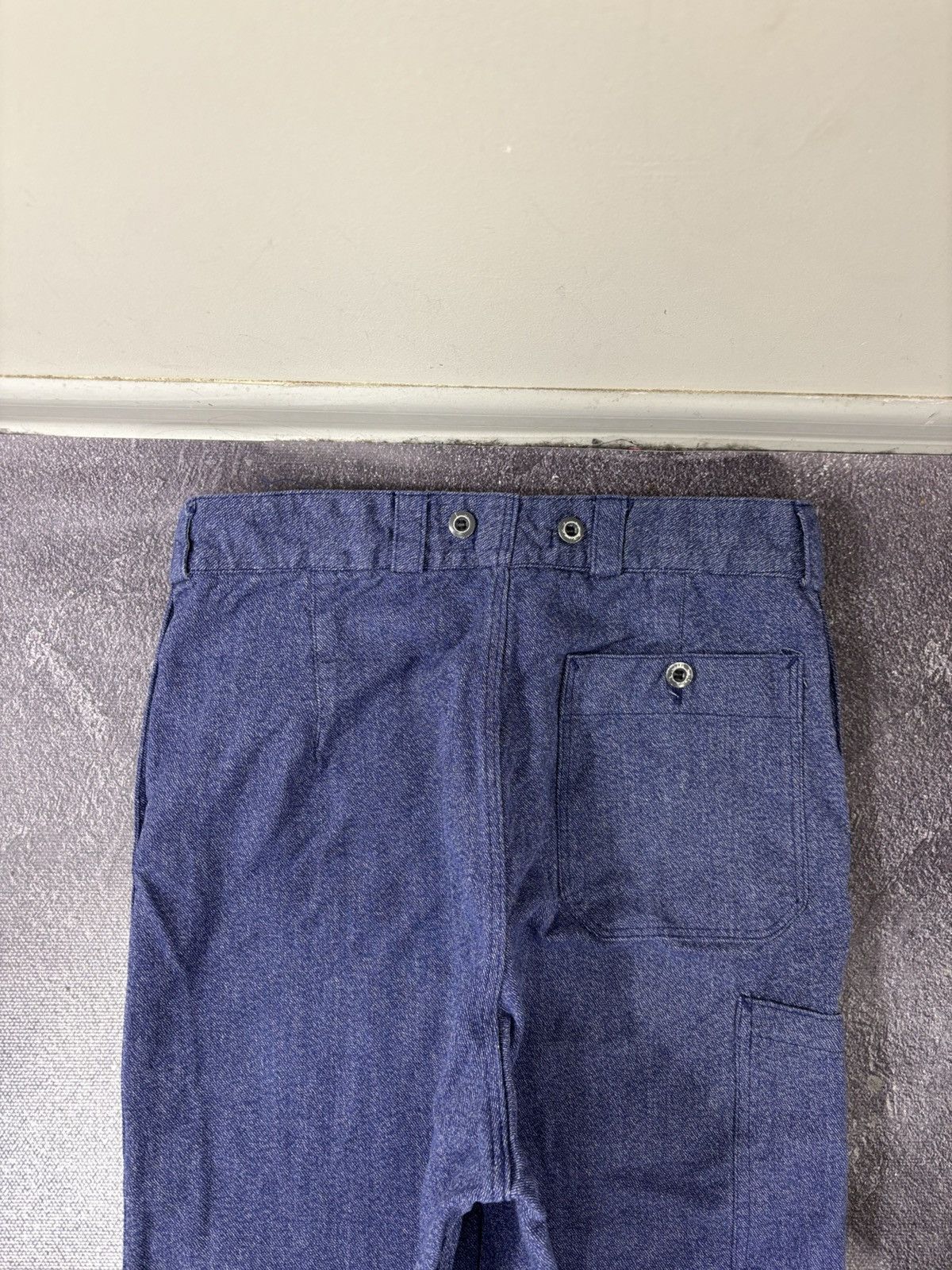 Other Vintage 70s French Workwear Bleu de Travail Jacket & Pants Size US L / EU 52-54 / 3 - 14 Thumbnail