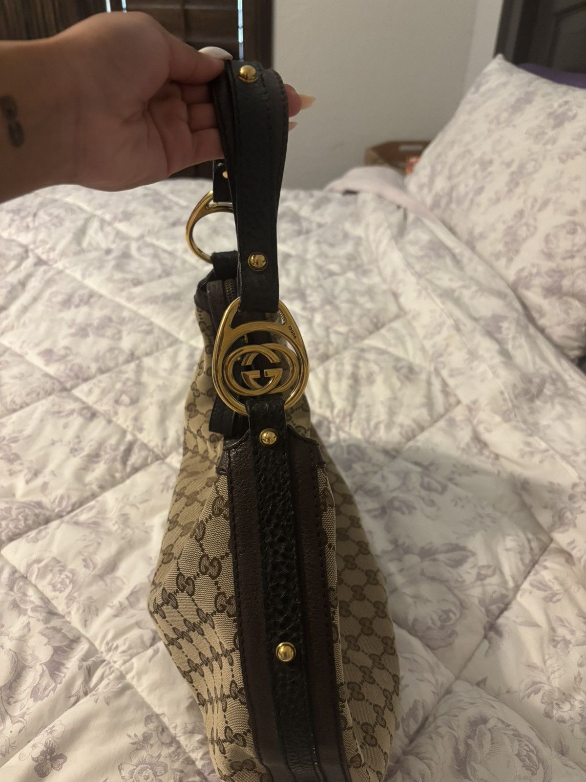 Gucci Gucci GG Canvas Hobo Shoulder bag Size ONE SIZE - 4 Thumbnail