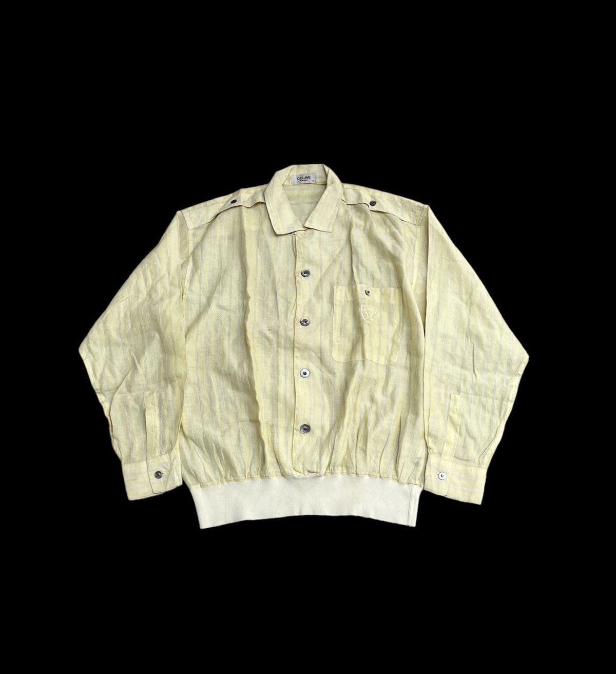 Celine Vintage Celine Paris Linen Jacket Unisex Size US M / EU 48-50 / 2 - 1 Thumbnail