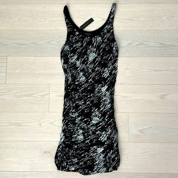 Theory THEORY Storm Cloud DRESS Draped ETTA Draped JERSEY ( L ) Size L / US 10 / IT 46 - 2 Thumbnail