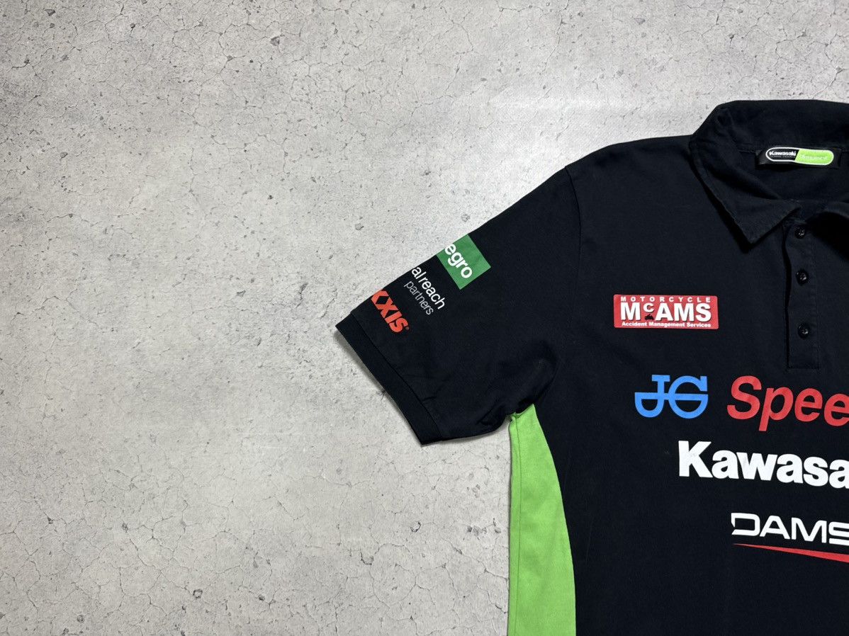 Vintage Kawasaki Racing Polo Shirt Black Size L Vintage Size US L / EU 52-54 / 3 - 4 Thumbnail