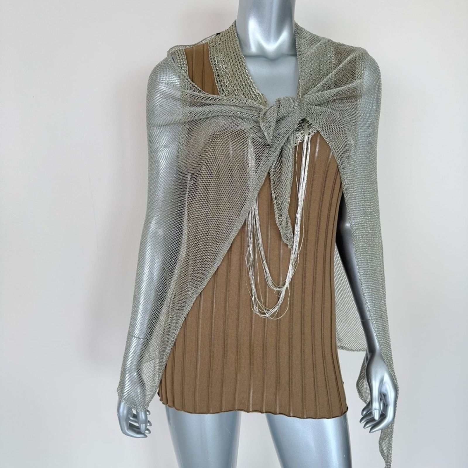 Escada ESCADA two piece evening top size L Authentic Retail 850$ Size L / US 10 / IT 46 - 5 Thumbnail
