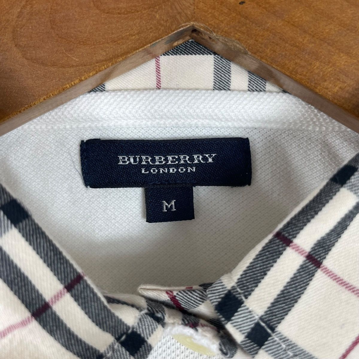 Burberry Burberry London Nova Check Polo Tee Shirt Size US M / EU 48-50 / 2 - 5 Thumbnail