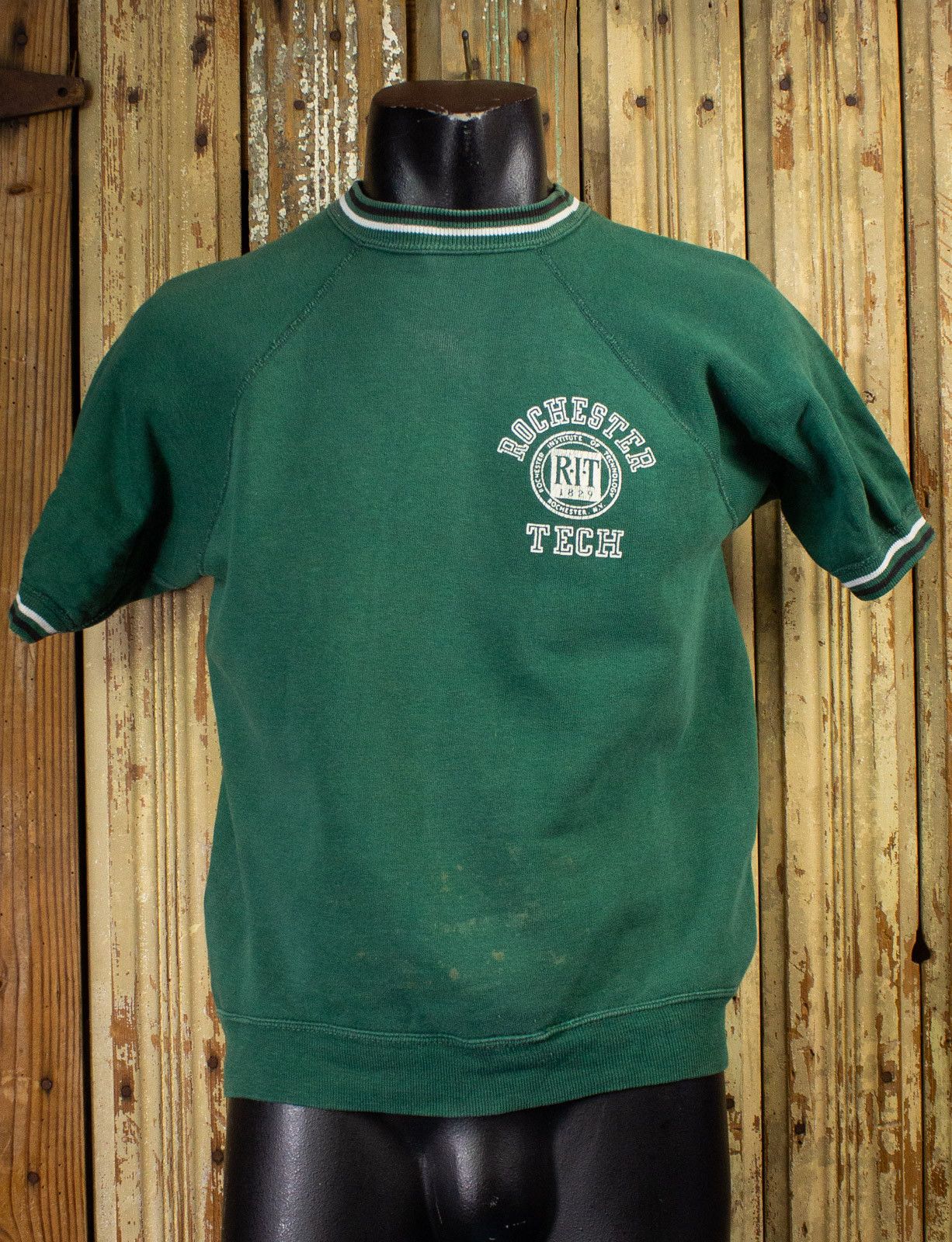 Vintage Vintage Rochester Tech Running Man Sweatshirt 60s Size US M / EU 48-50 / 2 - 1 Thumbnail