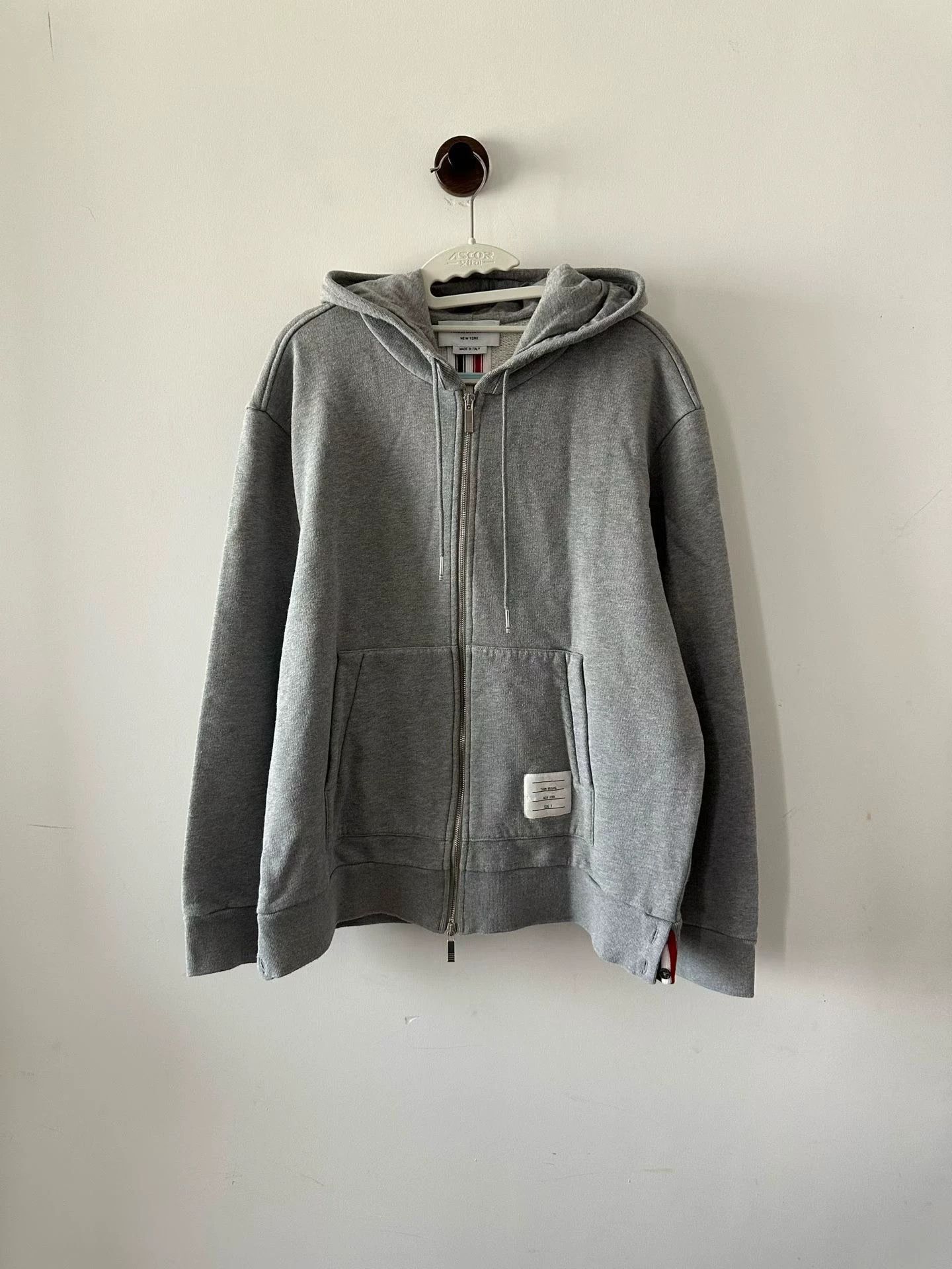 Thom Browne Thom Browne Back Stripe Zip Hoodie 3 9/10 Size US L / EU 52-54 / 3 - 1 Thumbnail