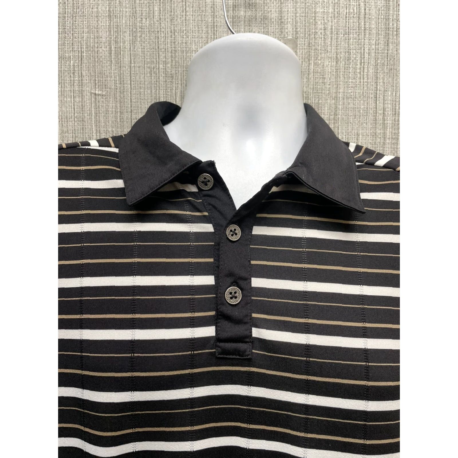 Oakley Oakley Golf Polo Mens M Multicolor Striped Polo Shirt Golf M Mens Oakley Multicolor Striped Polo Size US M / EU 48-50 / 2 - 2 Thumbnail