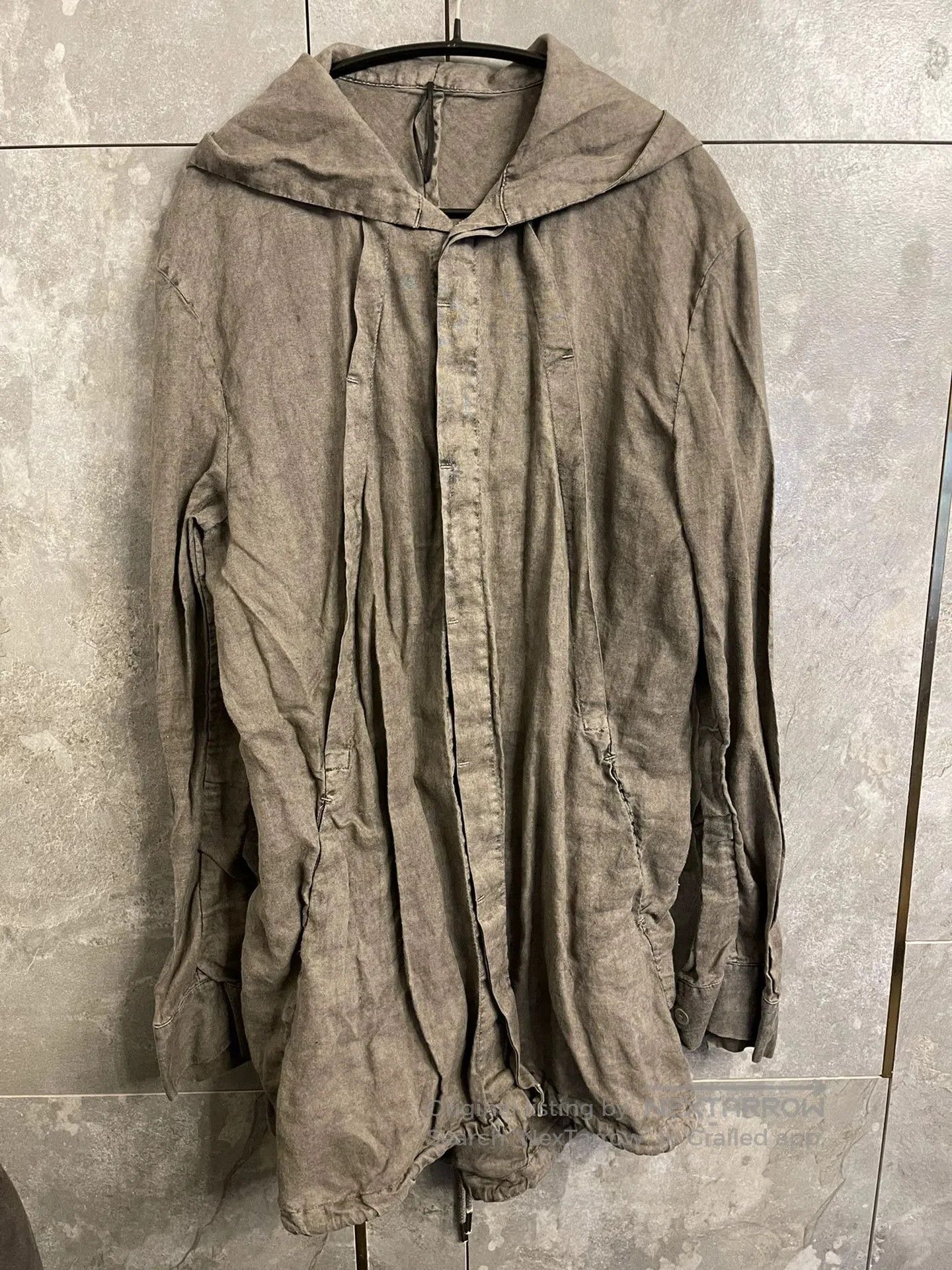 Masnada Yohji Yamamoto White Embroidered Shirt. Size US M / EU 48-50 / 2 - 1 Thumbnail