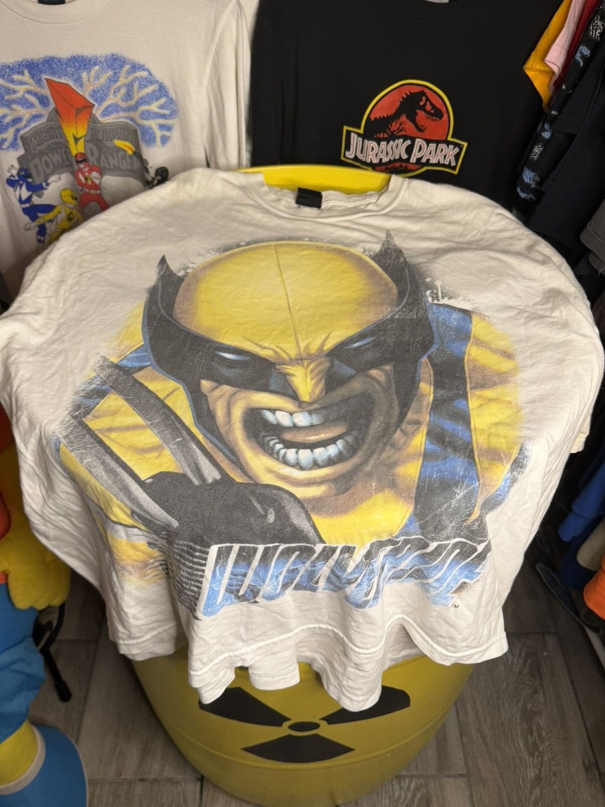 Vintage 1990s Wolverine Marvel T-shirt Size US L / EU 52-54 / 3 - 1 Thumbnail