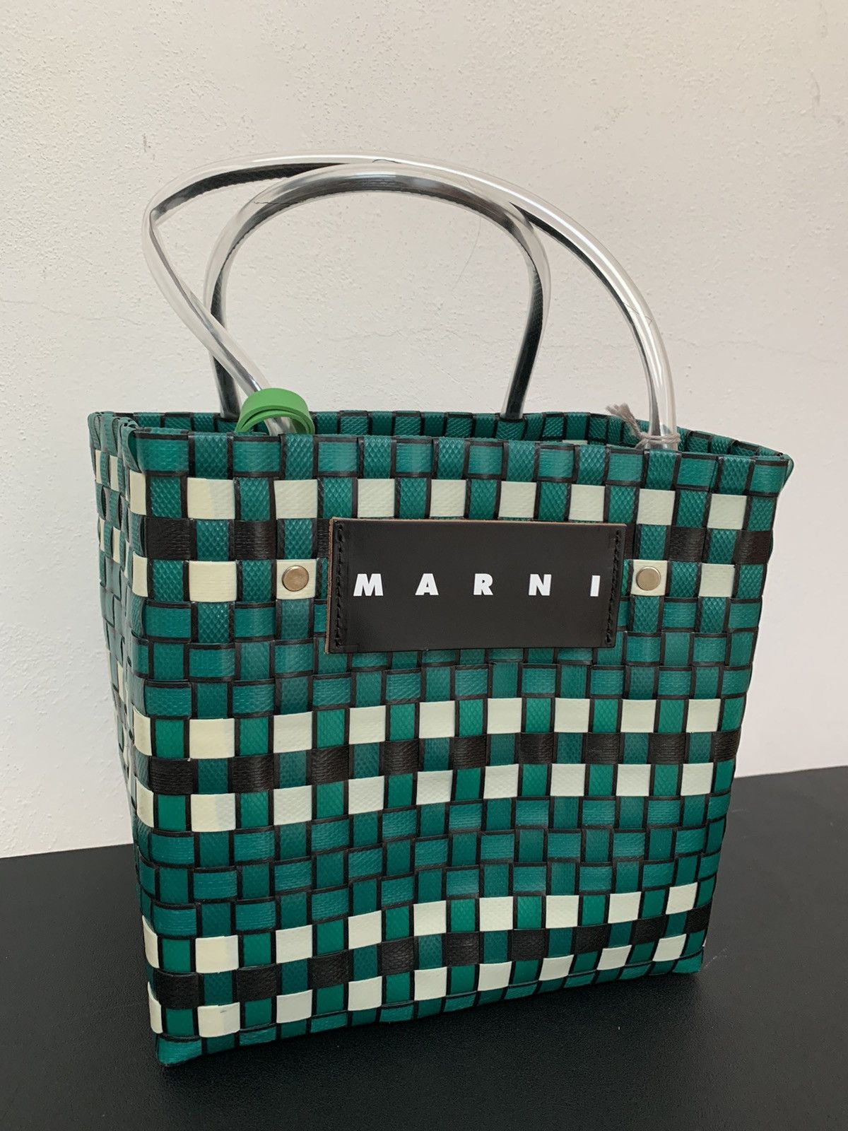 最終 SALE！　MARNI MARKET マルニ グレー MARNI MARKET リバーシブルニットバッグ | Marni