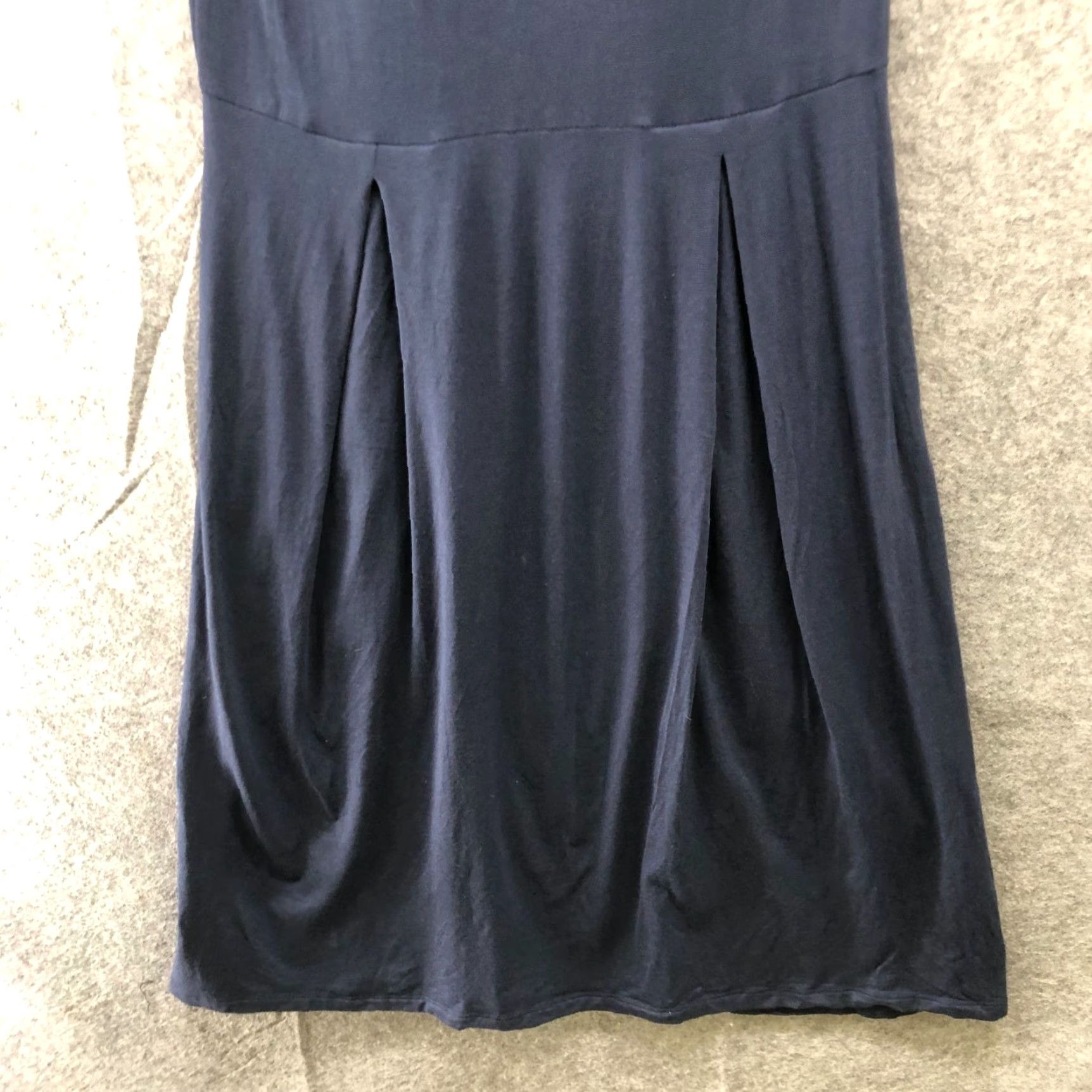 Uniqlo Uniqlo Short Sleeve Crew Neck Dress Womens S Navy Blue A-Line T-Shirt Dress Size 28" / US 6 / IT 42 - 4 Thumbnail