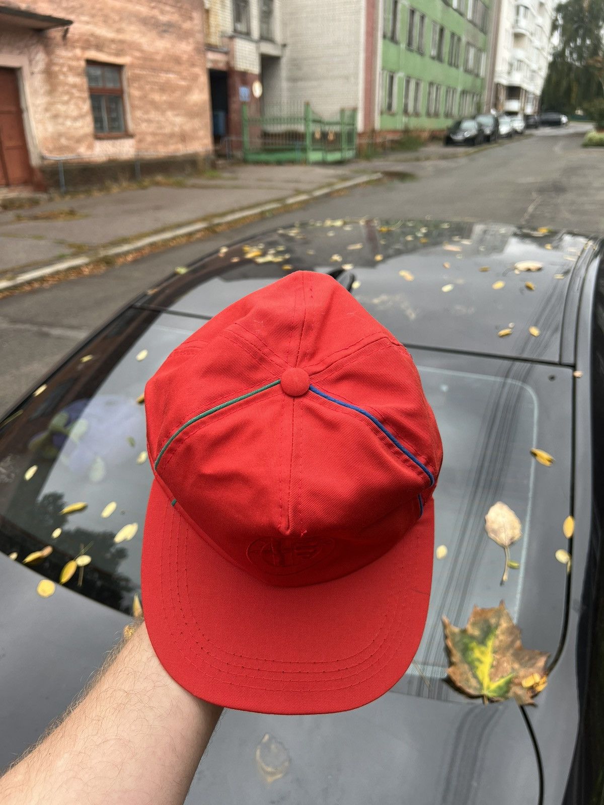 Vintage Vintage 80s Alfa Romeo Hat Baseball Cap Logo Car Size ONE SIZE - 5 Thumbnail