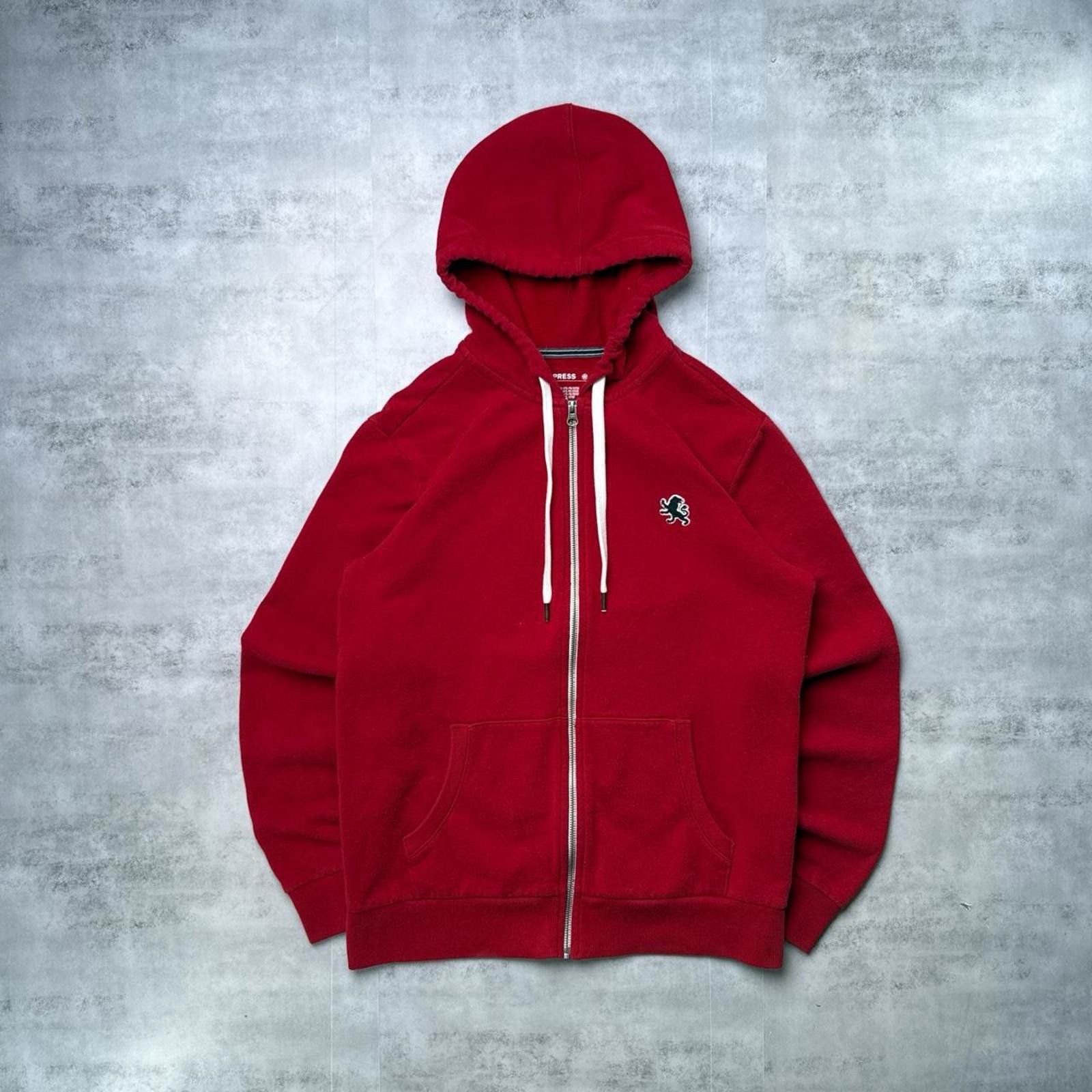 Express Y2K Express 00s Zip Up Red Jacket Size US M / EU 48-50 / 2 - 5 Thumbnail