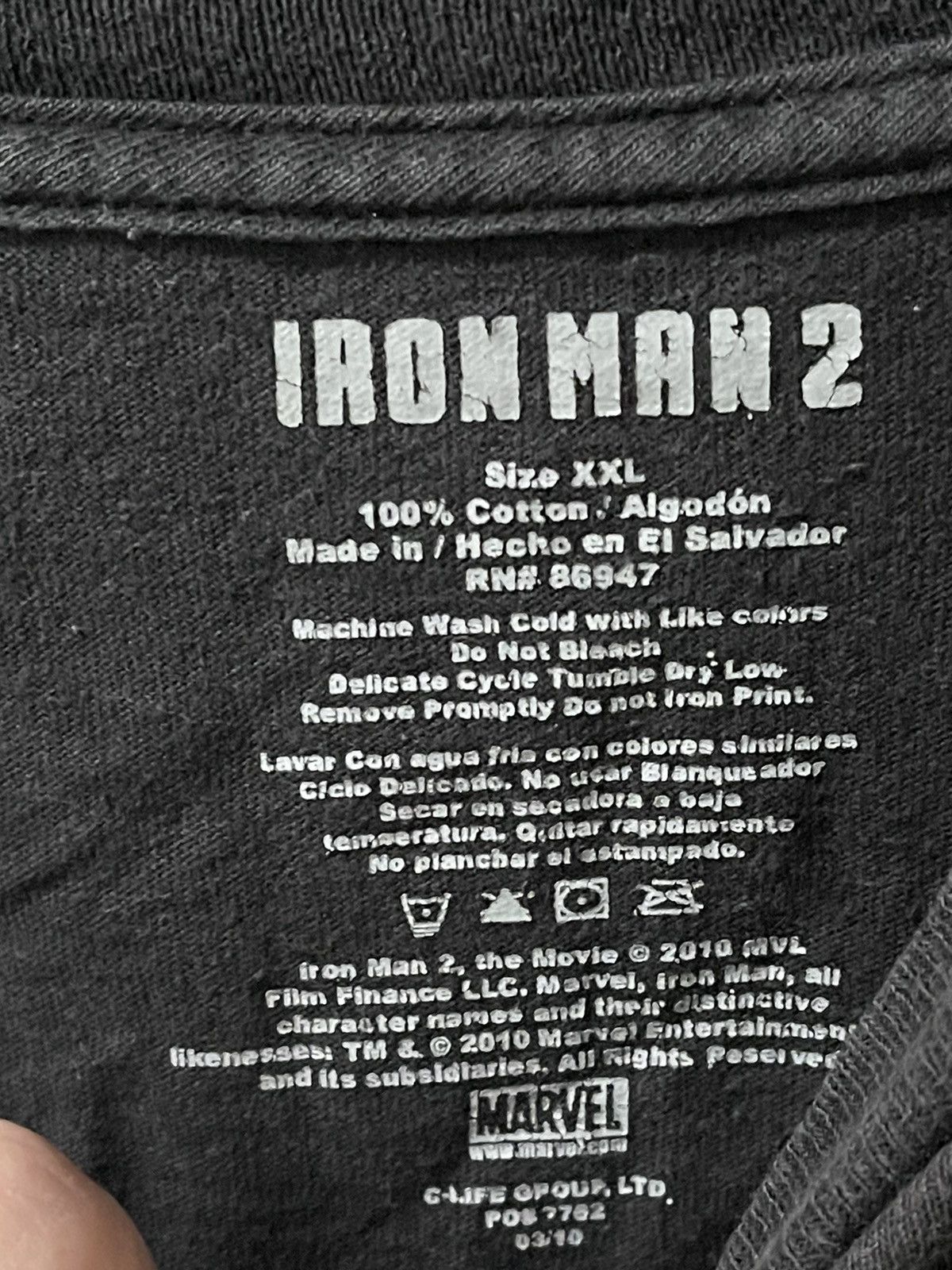 Marvel Comics Marvel Iron Man 2 Movie Promo Avenger Shirt Size 2XL Size US XXL / EU 58 / 5 - 4 Thumbnail