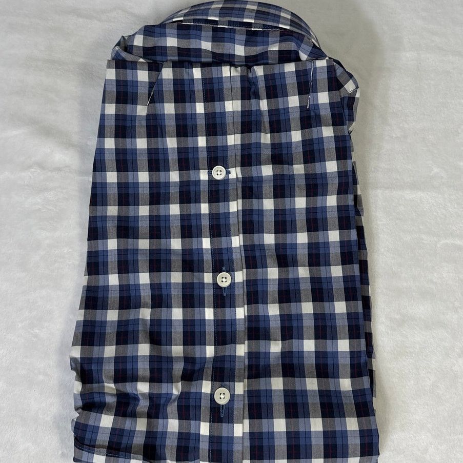 Jos. A. Bank Jos A Bank Comfort Stretch Tailored Fit Plaid Shirt Medium Size US M / EU 48-50 / 2 - 3 Thumbnail