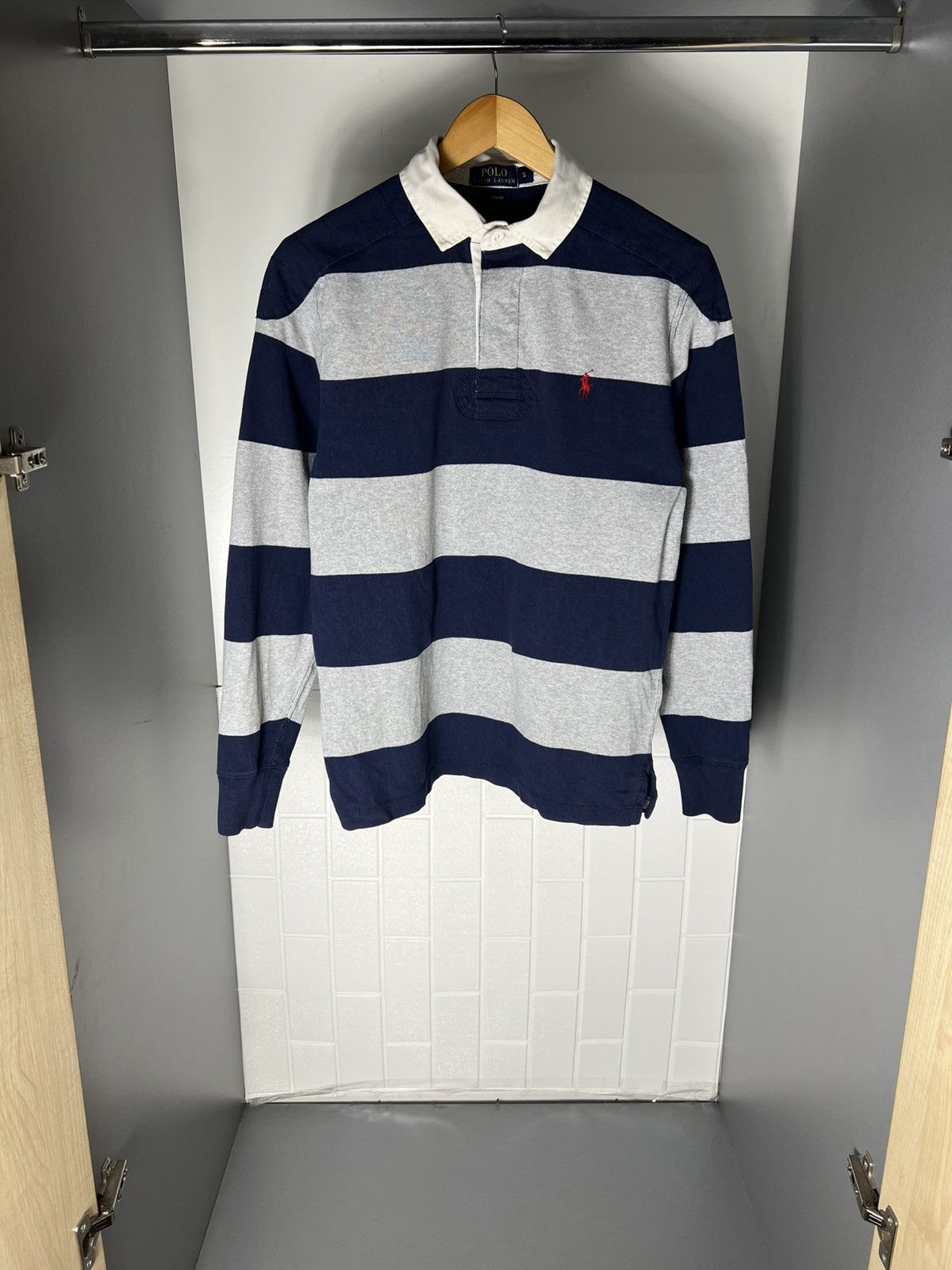 Polo Ralph Lauren VINTAGE POLO RALPH LAUREN DESIGNER RUGBY RETRO CASUAL 90s Size US S / EU 44-46 / 1 - 1 Thumbnail