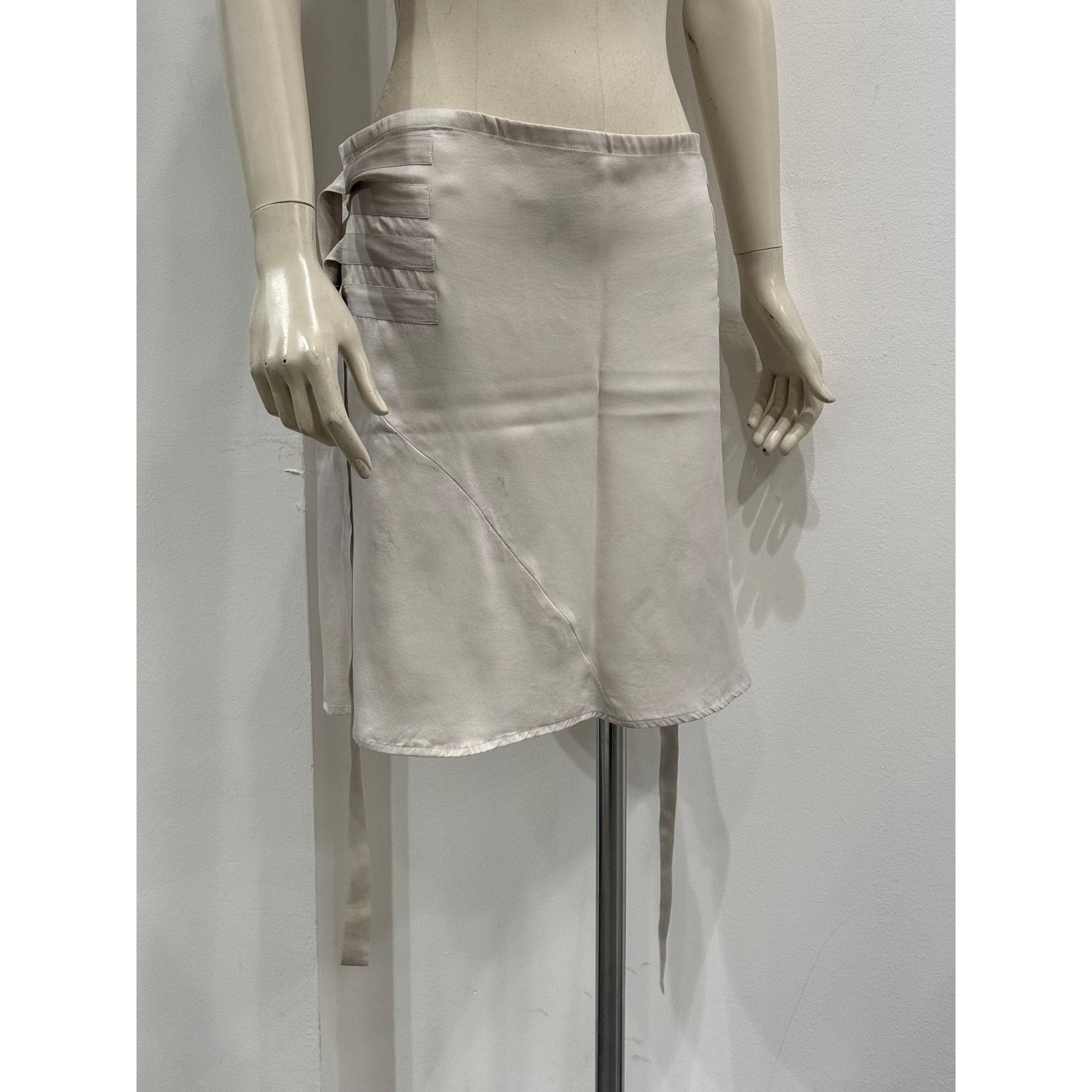 Ann Demeulemeester 2000s Ann Demeulemeester bondage mini skirt Size 26" / US 2 / IT 38 - 3 Thumbnail