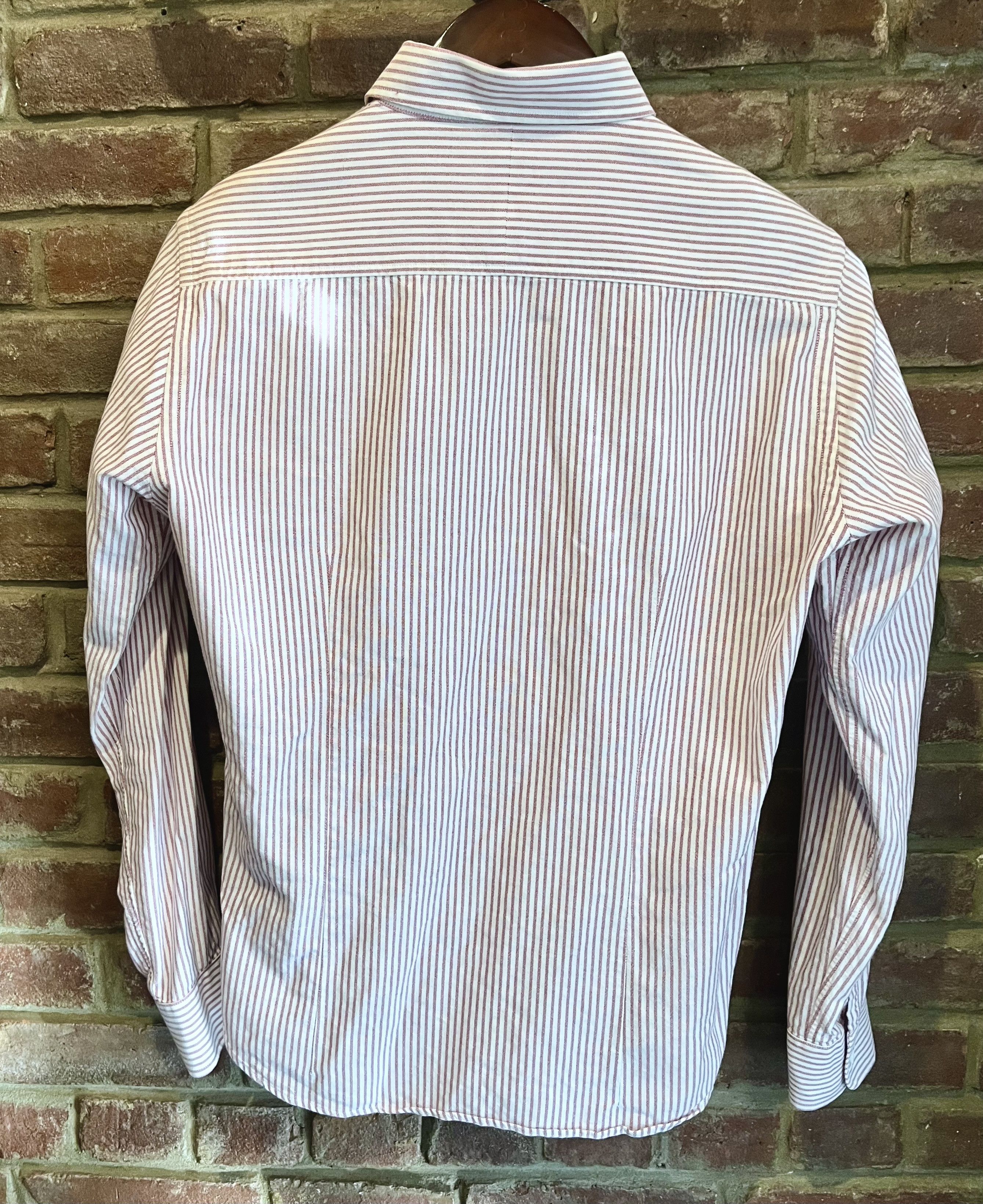Brooklyn Tailors Brooklyn Tailors 100% Cotton Slim Pinstripe Shirt Size US M / EU 48-50 / 2 - 5 Thumbnail