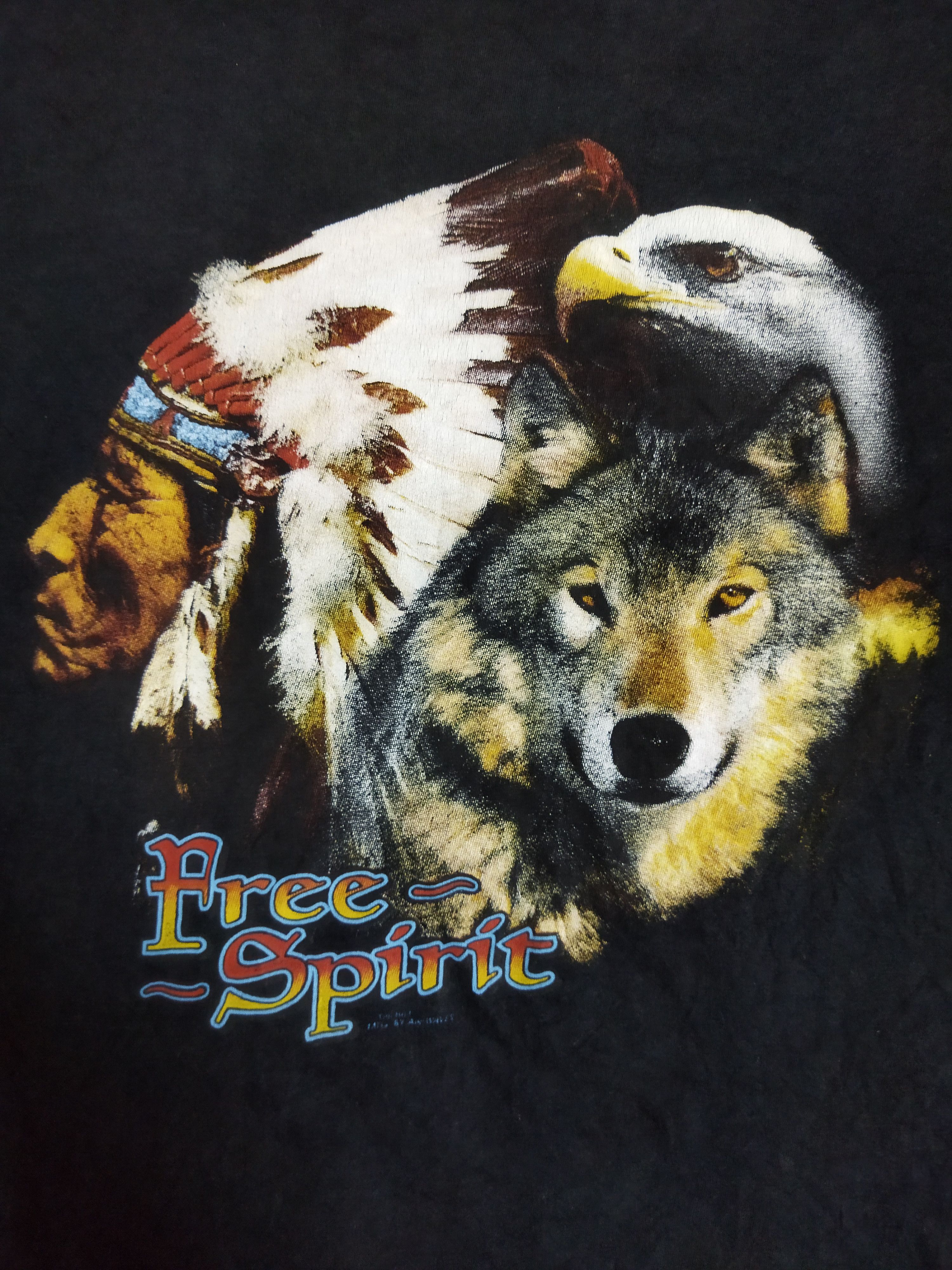 Vintage Vintage Free Spirit Tee Size US XL / EU 56 / 4 - 2 Thumbnail