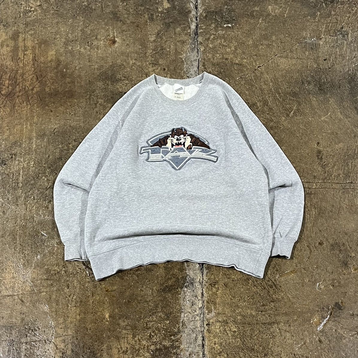 Cartoon Network × Vintage Crazy Vintage 90s Taz Looney Tunes Cartoon Pullover Crewneck Size US XL / EU 56 / 4 - 1 Thumbnail