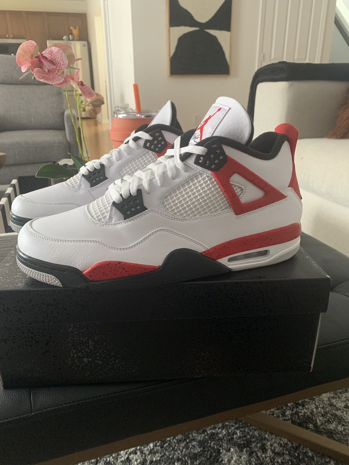 Jordan Brand EARLY Jordan 4 Red Cement | Grailed