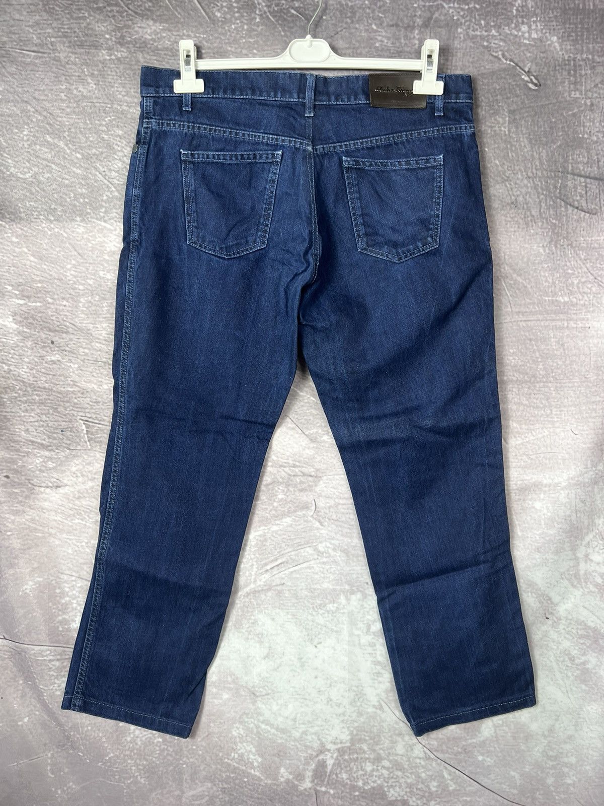 Salvatore Ferragamo Salvatore Ferragamo washed navy jeans Size US 34 / EU 50 - 2 Thumbnail
