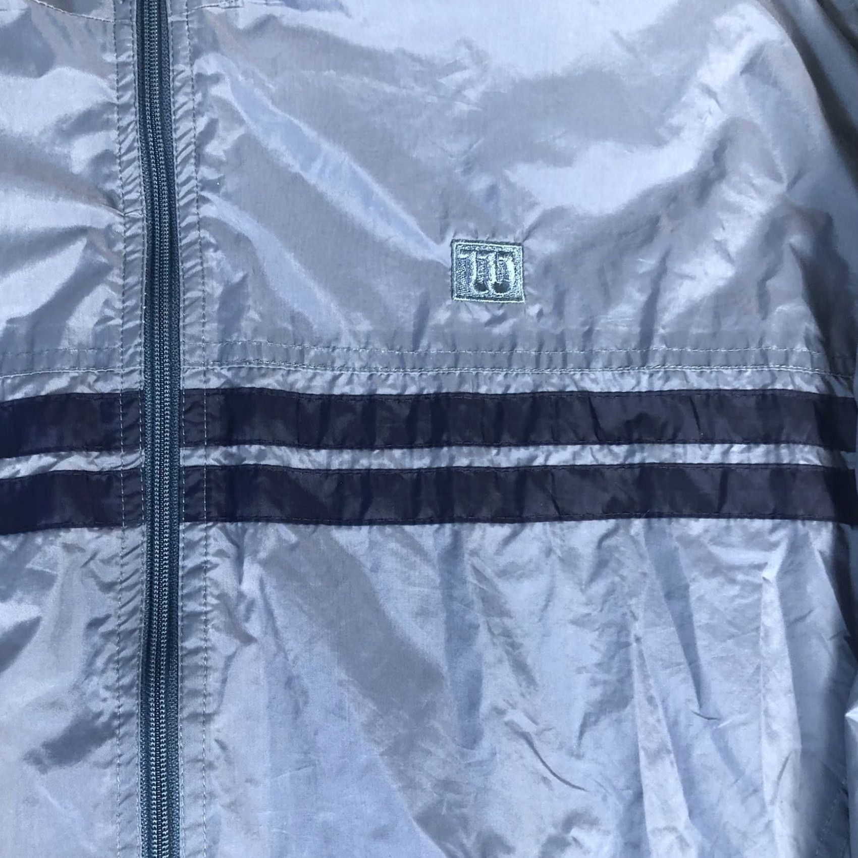 Wilson VINTAGE Wilson Jacket Windbreaker Mens XL Blue Active Training Windbreaker Full Zip Tennis Running & Jogging Size US XL / EU 56 / 4 - 3 Thumbnail