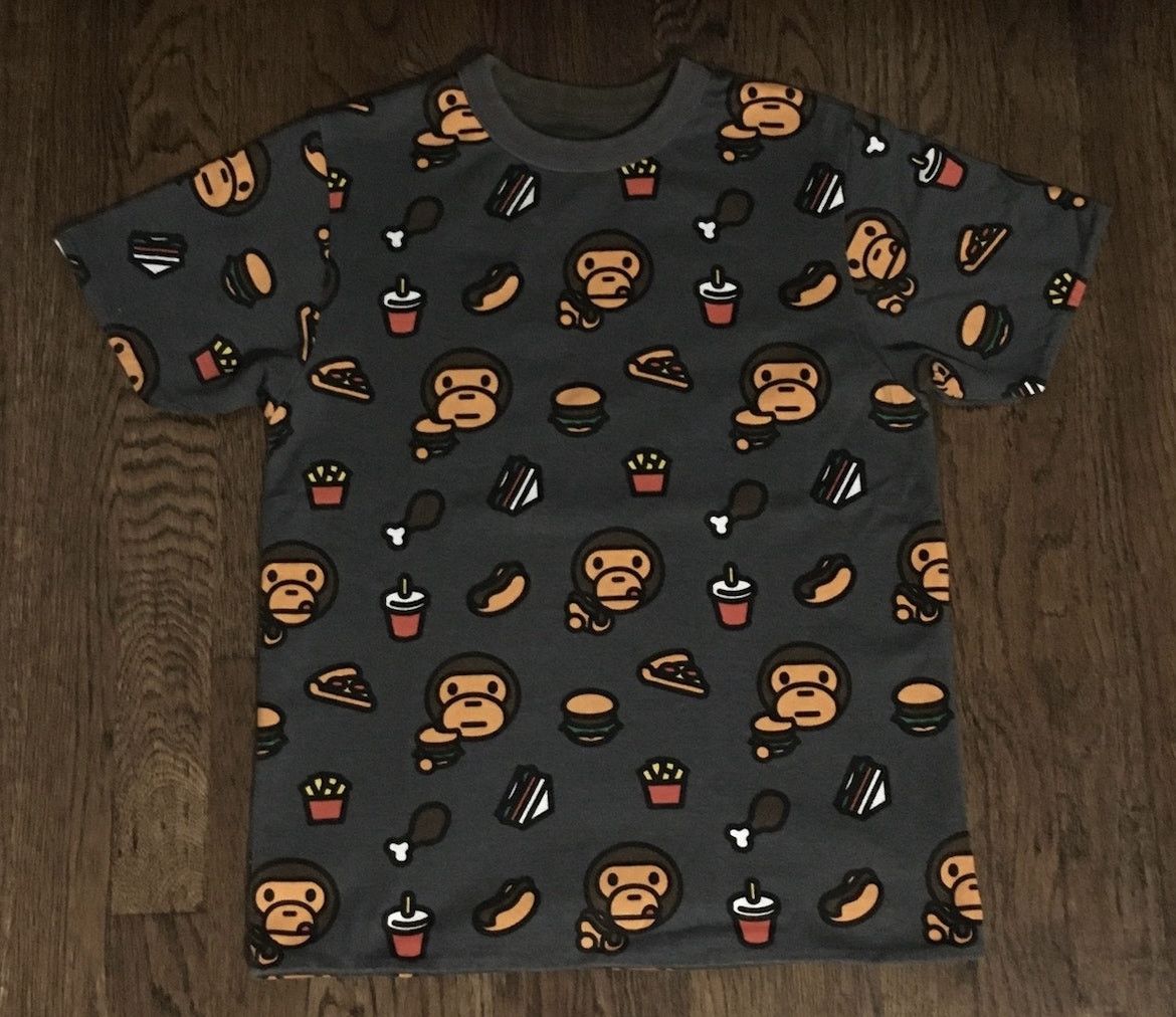 Bape Bape Baby Milo reversible tee shirt Size S / US 4 / IT 40 - 1 Thumbnail