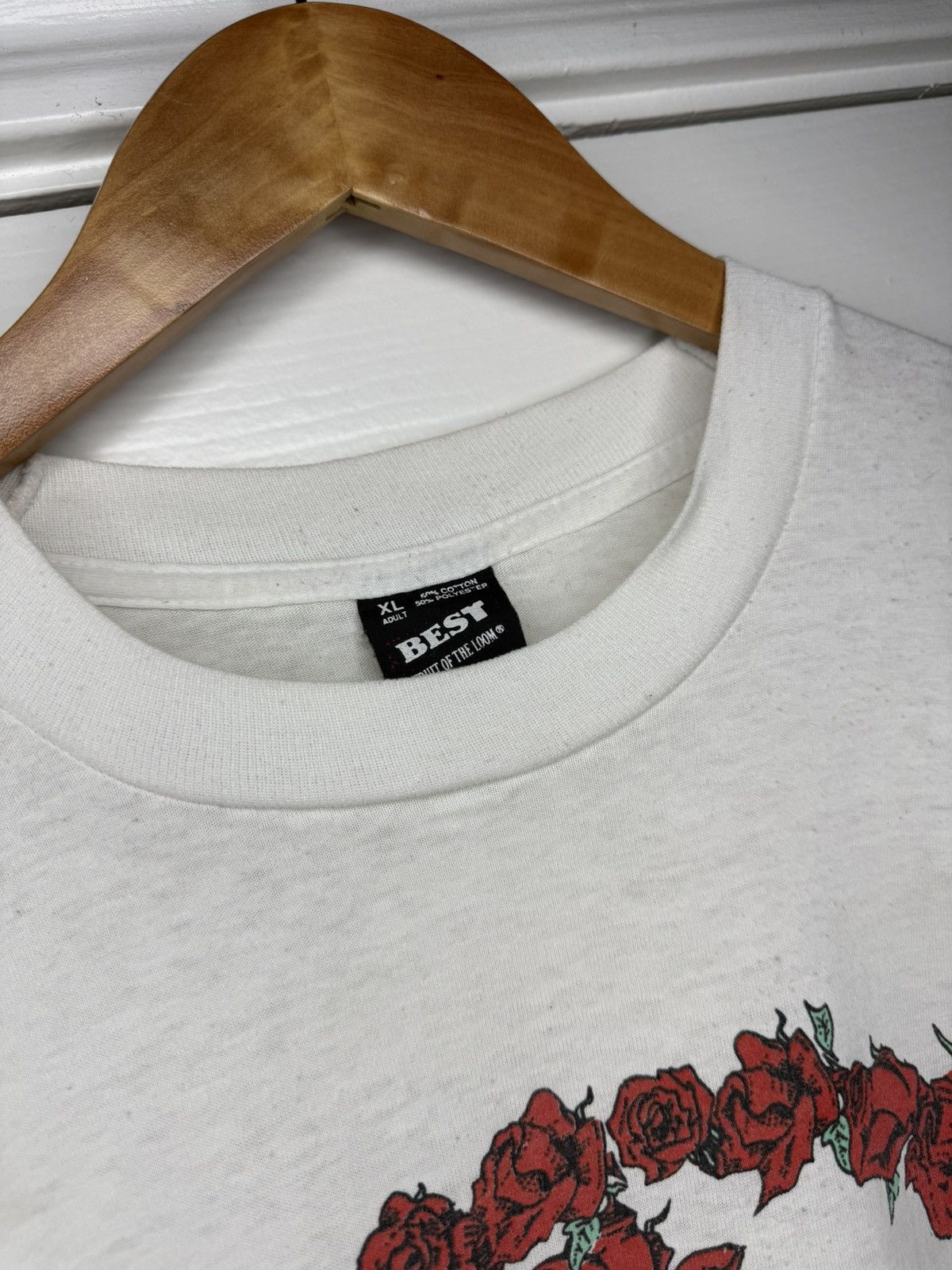 Vintage Vintage Single Stitch Grateful Dead Rose Peace Size US XL / EU 56 / 4 - 4 Thumbnail