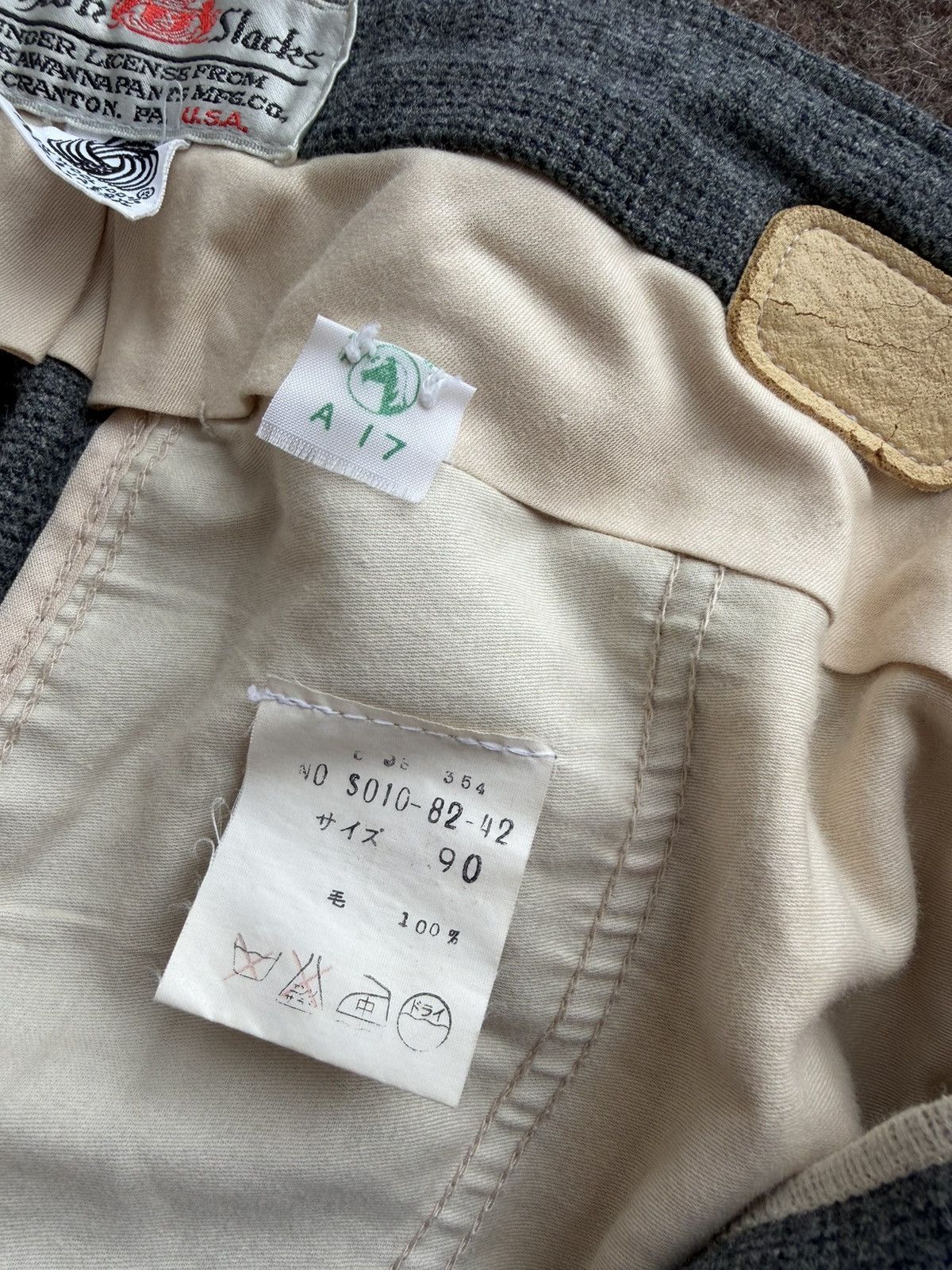 Other Vintage Saxon Slacks by Lackawanna Pants Flared Woolen Pants Size US 34 / EU 50 - 9 Thumbnail