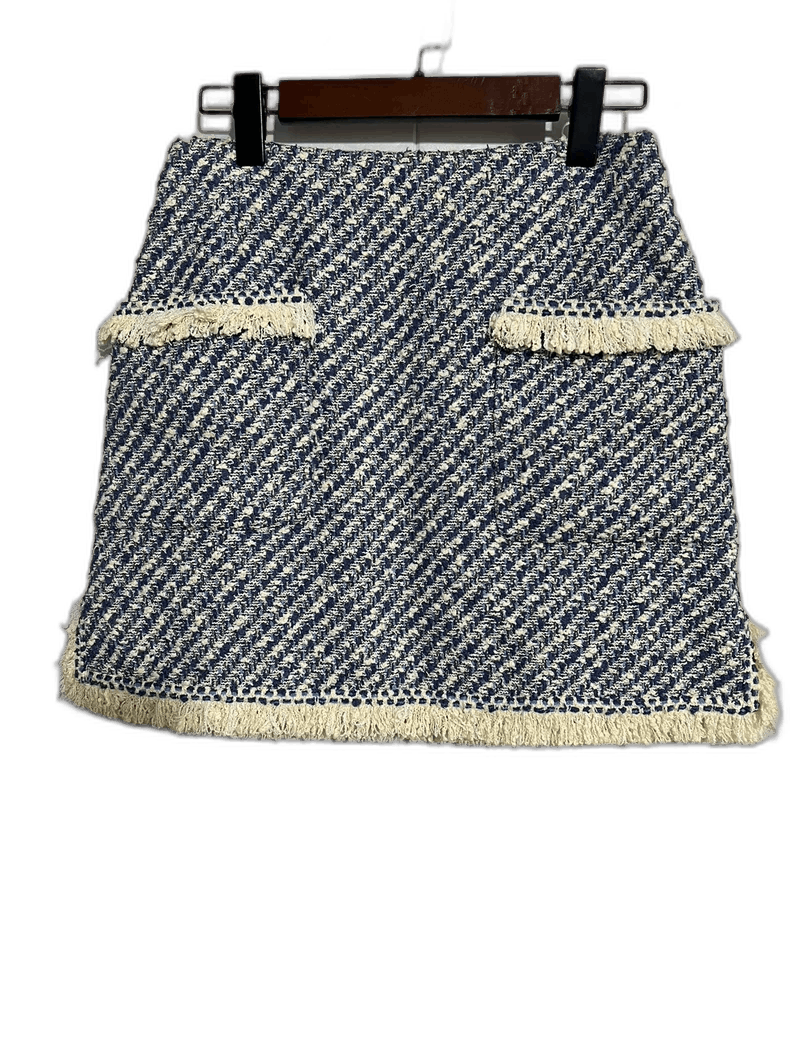 Louis Vuitton Louis Vuitton Fringed Pocket Skirt Size 38 Size 38" / US 16 / IT 52 - 1 Thumbnail