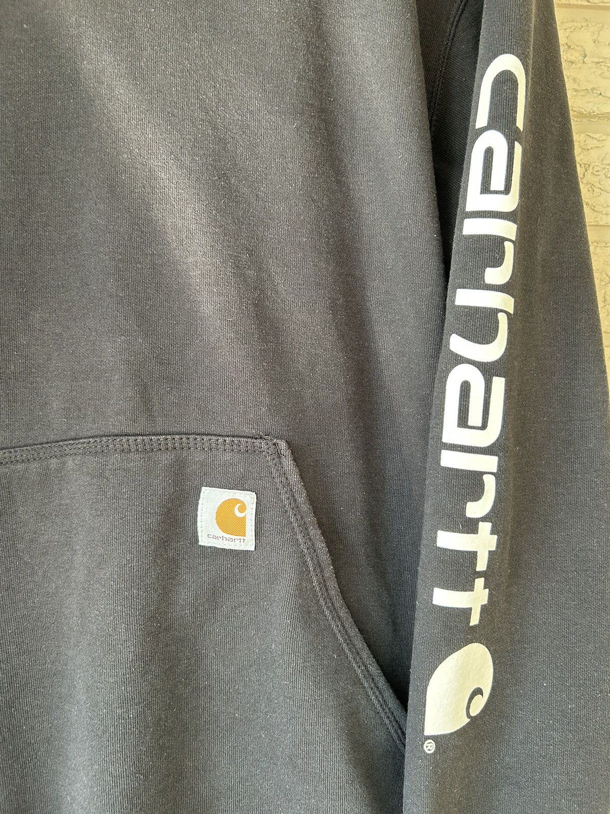 Carhartt Carhartt Black Fleece Lined Pullover Hoodie Size US M / EU 48-50 / 2 - 3 Thumbnail