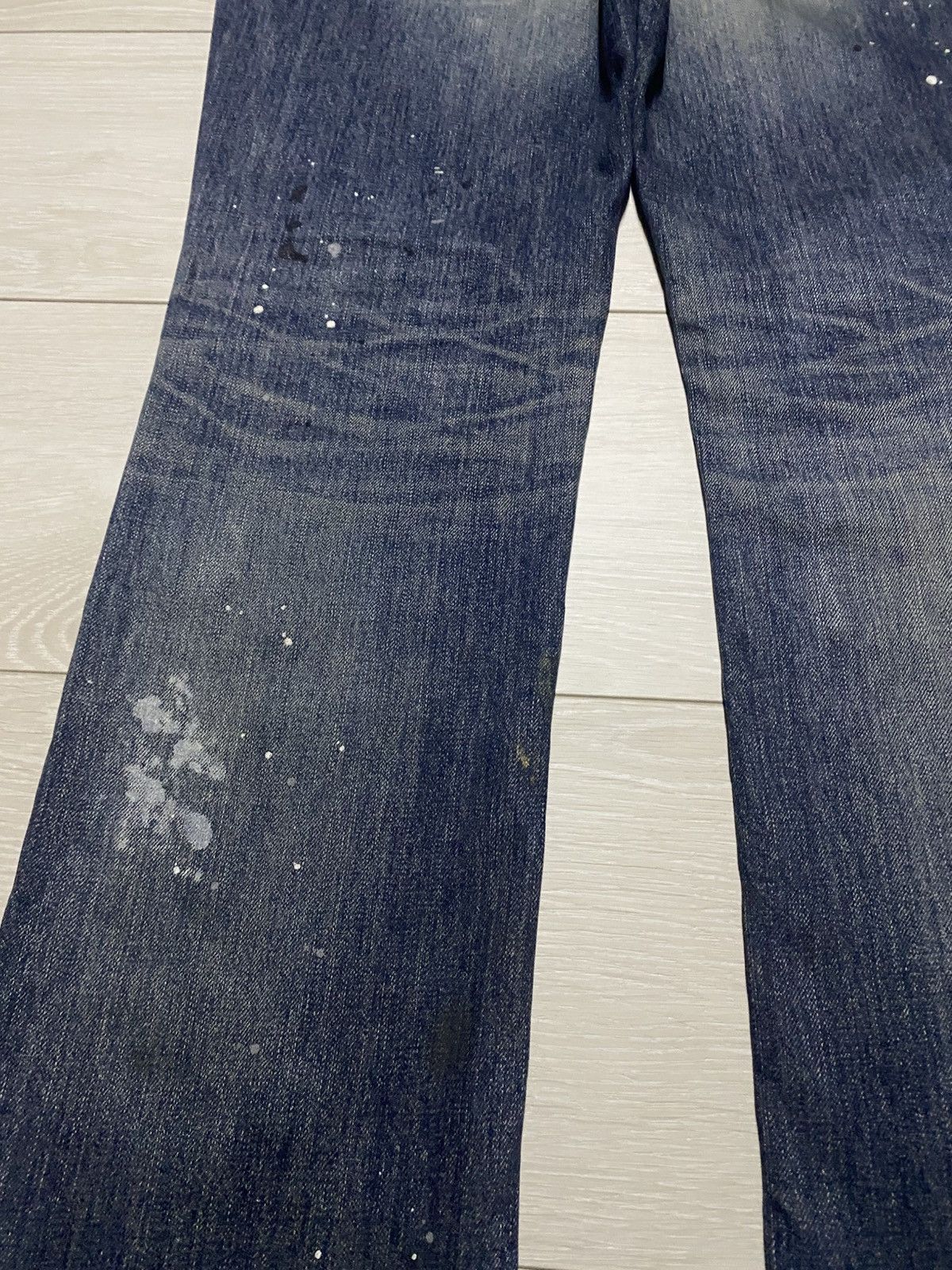 Murder License Vintage Murder License Paint Splatter Distressed Slim Jeans Size US 36 / EU 52 - 11 Thumbnail