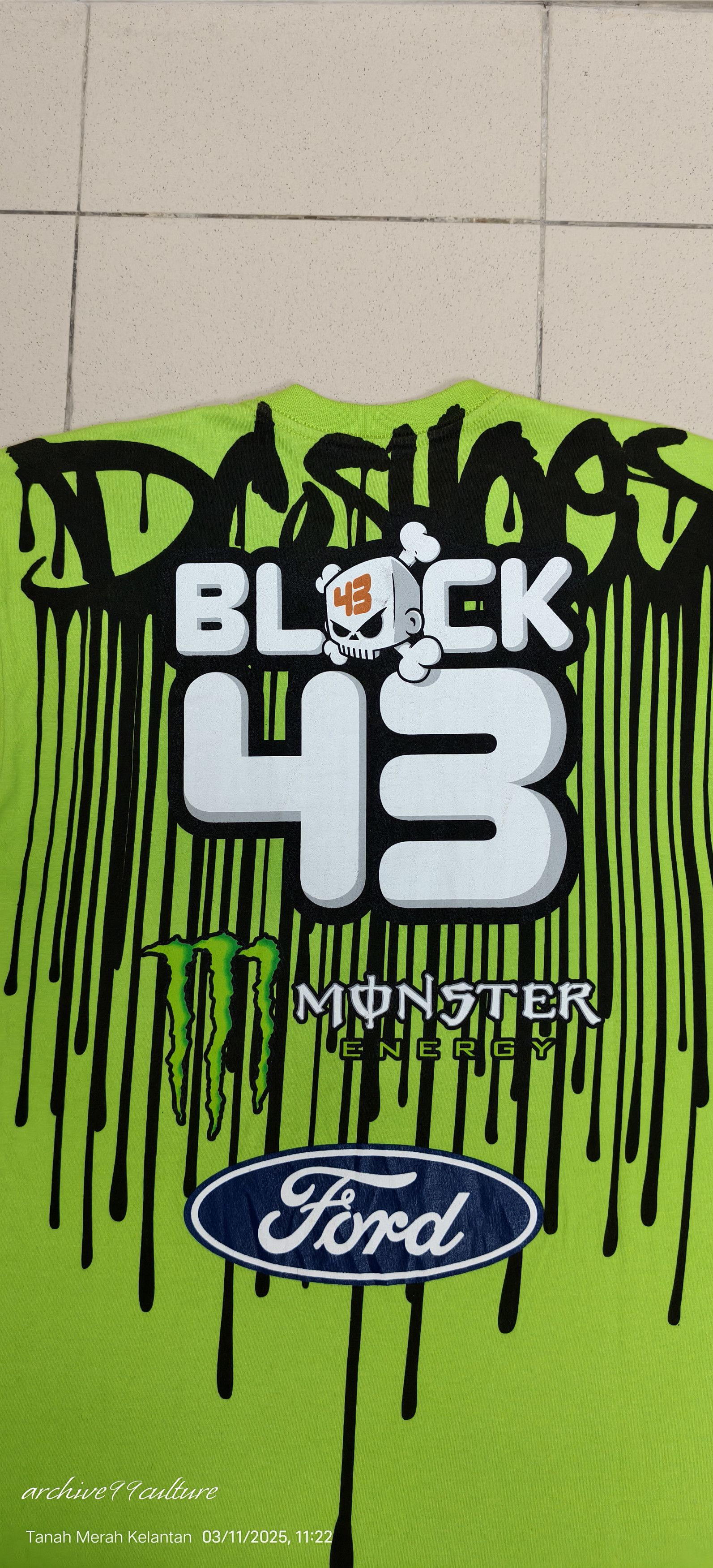 DC DC X Ken Block 43 Racing Sponsored ovp tee Size US L / EU 52-54 / 3 - 10 Thumbnail