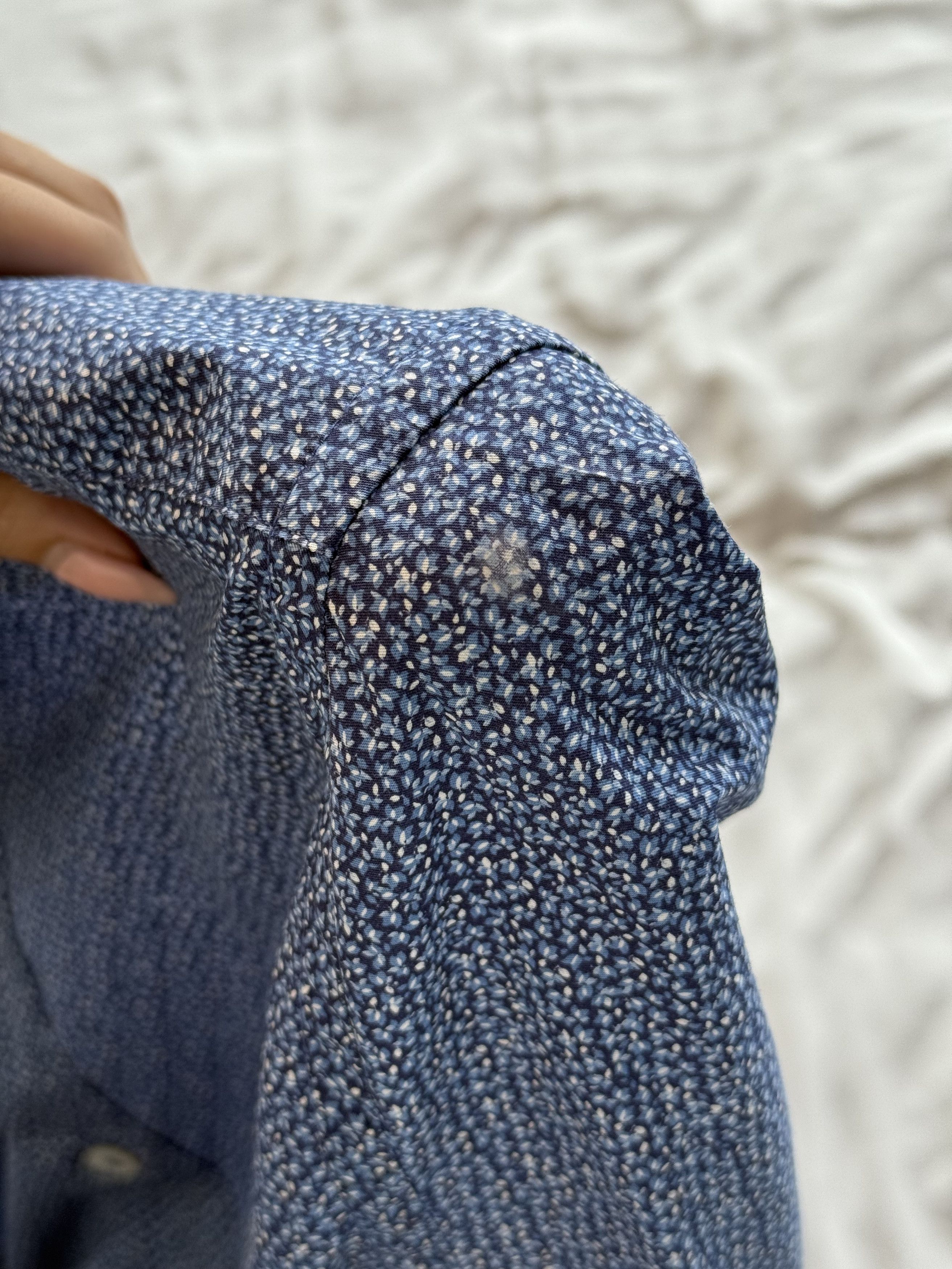 Canali long-sleeve button-up shirt (blue floral pattern) Size US M / EU 48-50 / 2 - 8 Thumbnail