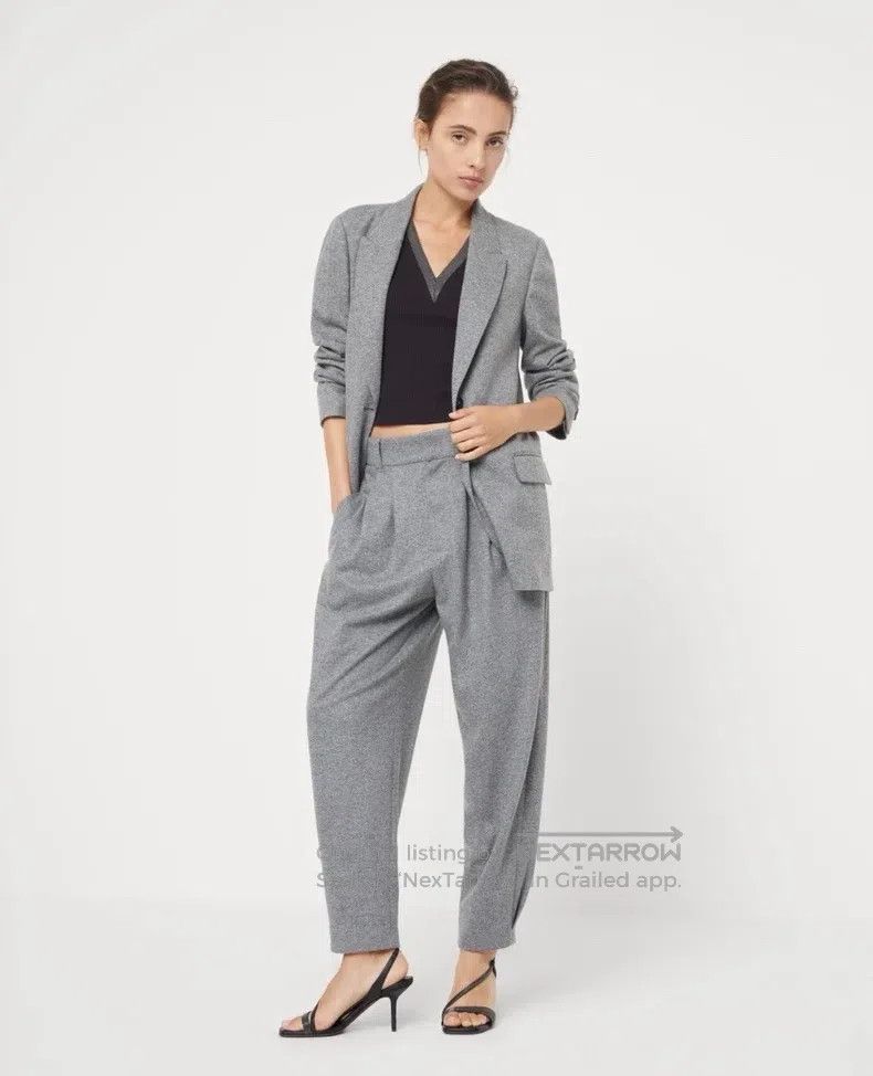 Brunello Cucinelli Brunello Cucinelli Grey Casual Pants Size 24" / US 00 / IT 34 - 1 Thumbnail