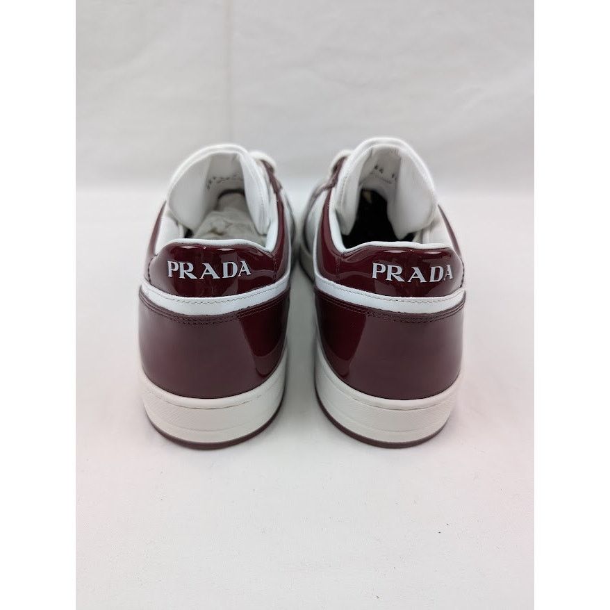 Prada o1rshd1 Low top Sneakers in Bordeaux/Bianco Size US 11.5 / EU 44-45 - 17 Thumbnail