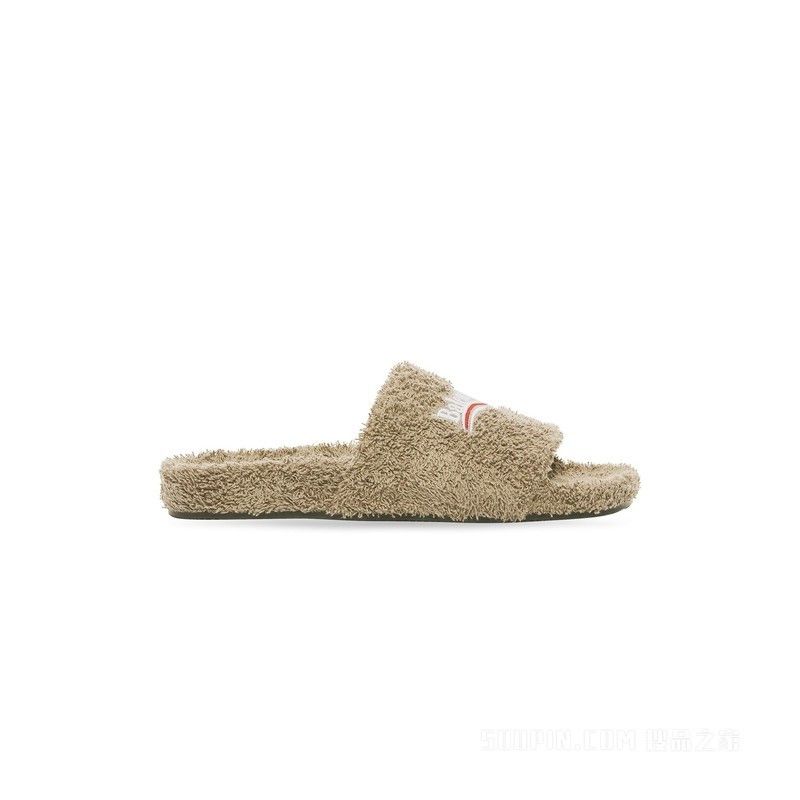 Balenciaga Balenciaga Furry Slide Sandal in Soft Towel Size US 8 / EU 41 - 1 Thumbnail