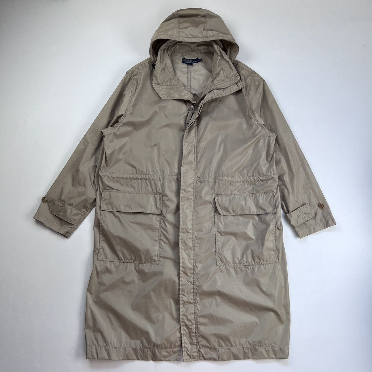 Polo Ralph Lauren × Vintage Vintage Polo Ralph Lauren nylon shimmer lightweight parka Size US L / EU 52-54 / 3 - 1 Thumbnail