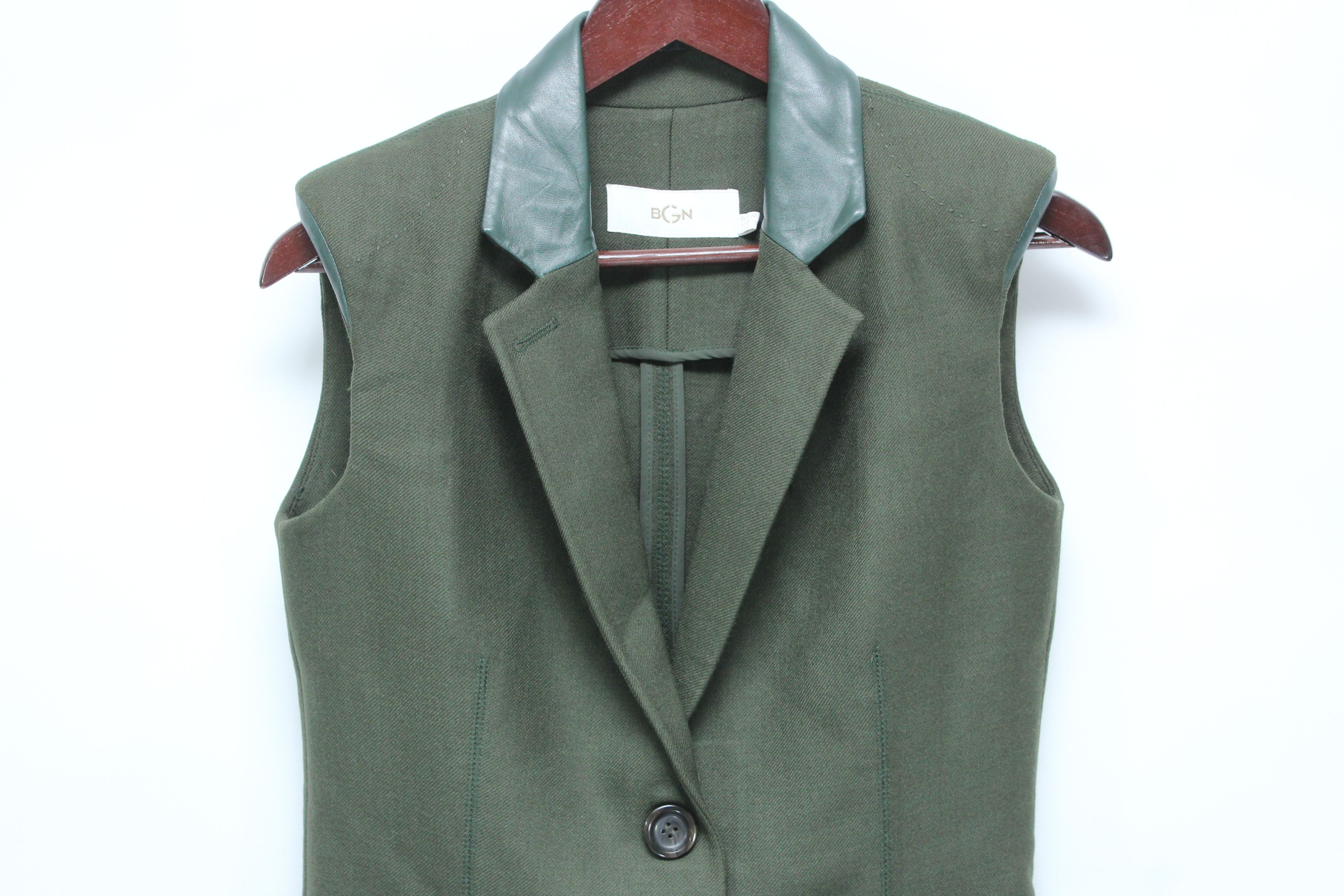 Other BGN Vest Wool Womens Size 0US New Vintage Rare Size XS / US 0-2 / IT 36-38 - 3 Thumbnail