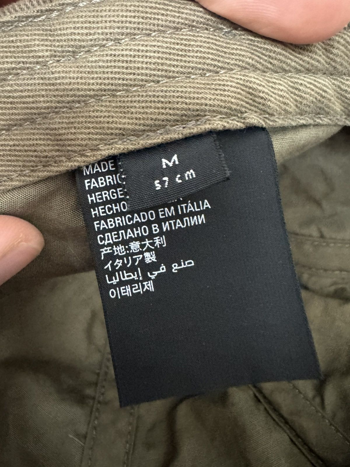 Balenciaga Balenciaga Demna Era Distressed Khaki Logo Designer Hat Cap Size ONE SIZE - 7 Thumbnail