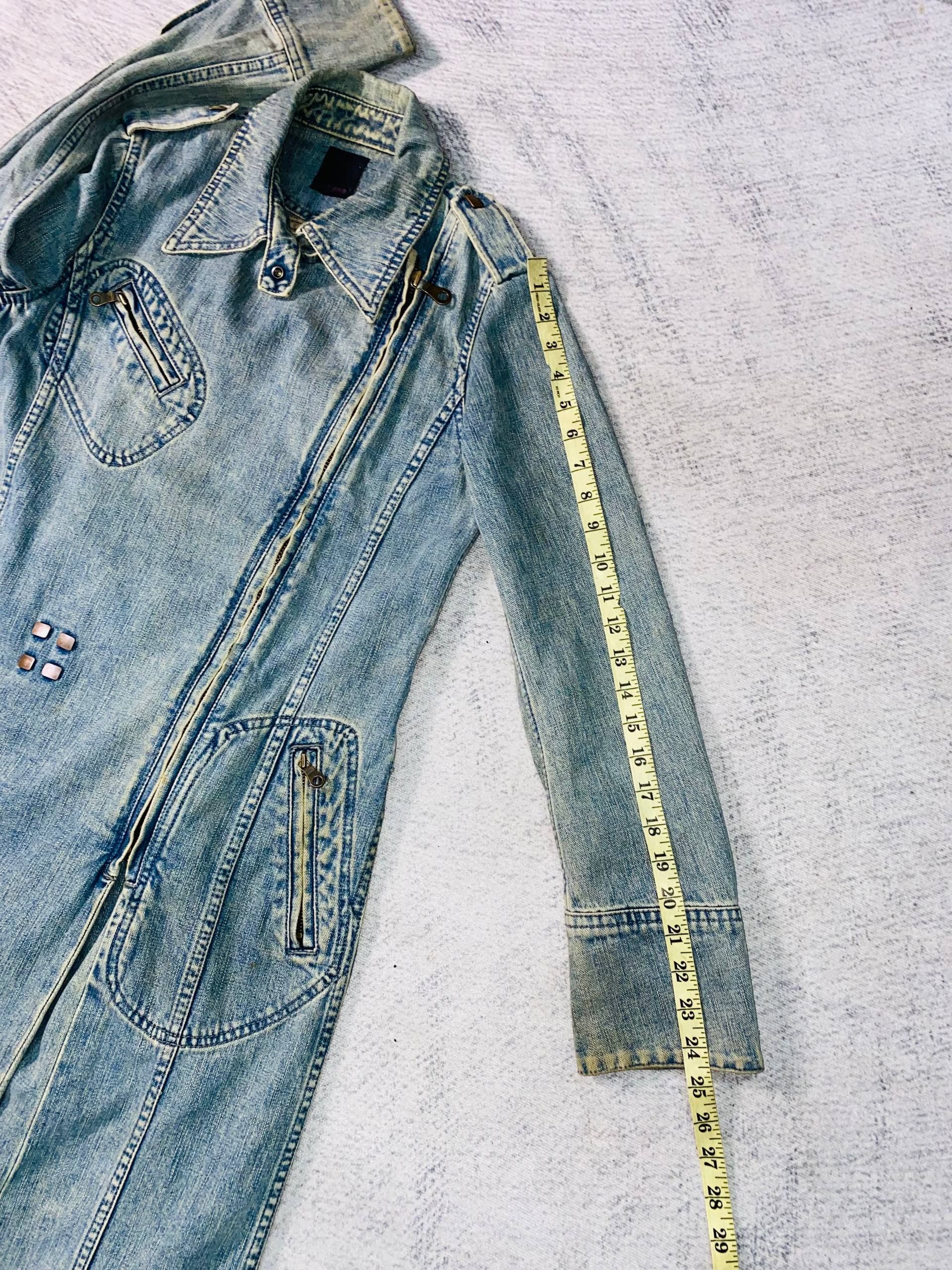 Roen Roen Rugged Denim Long Jacket Size S / US 4 / IT 40 - 16 Thumbnail